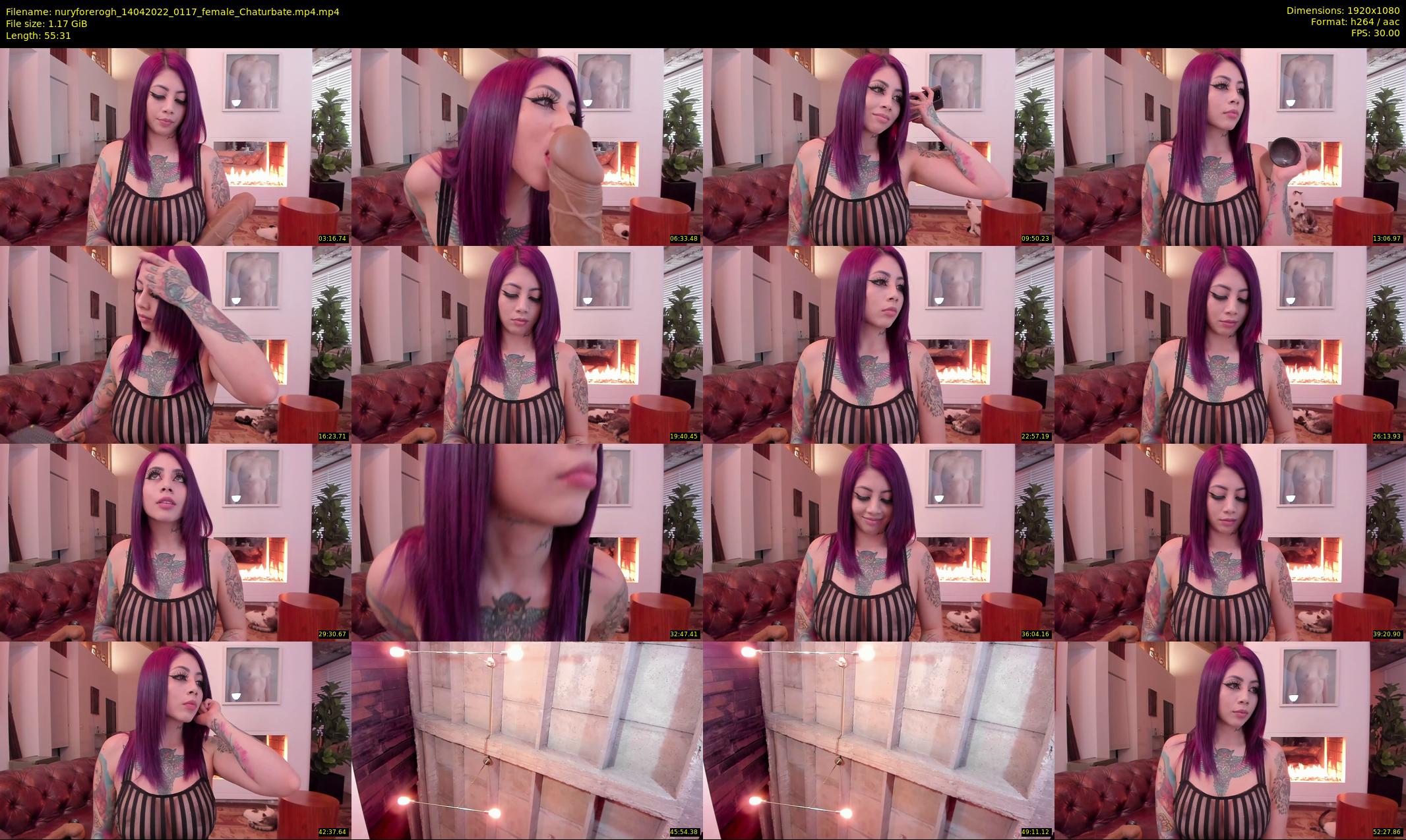 nuryforerogh — 56 minute Chaturbate female cam show recording, 1080p, Apr 14, 2022