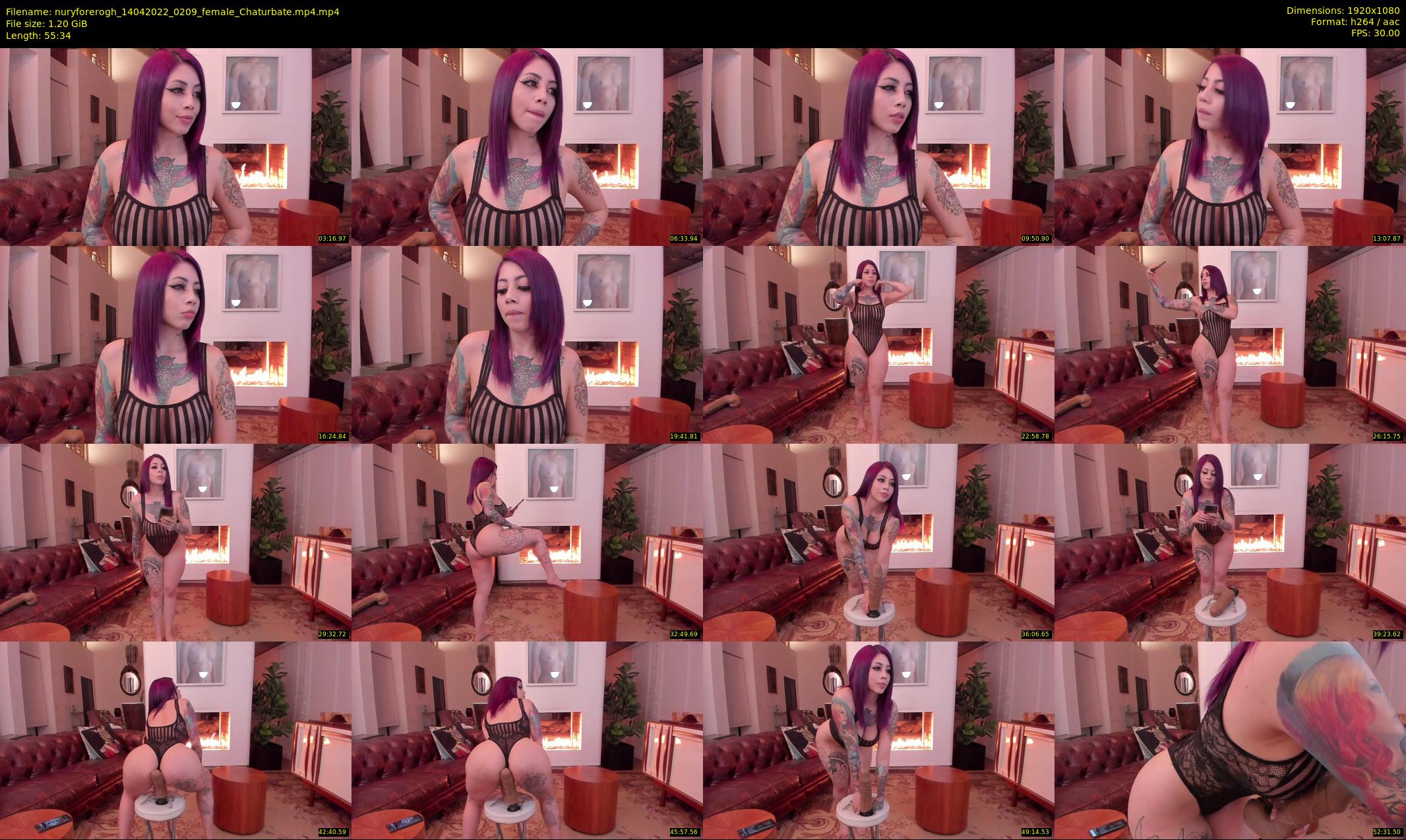 nuryforerogh — 56 minute Chaturbate female cam show recording, 1080p, Apr 14, 2022