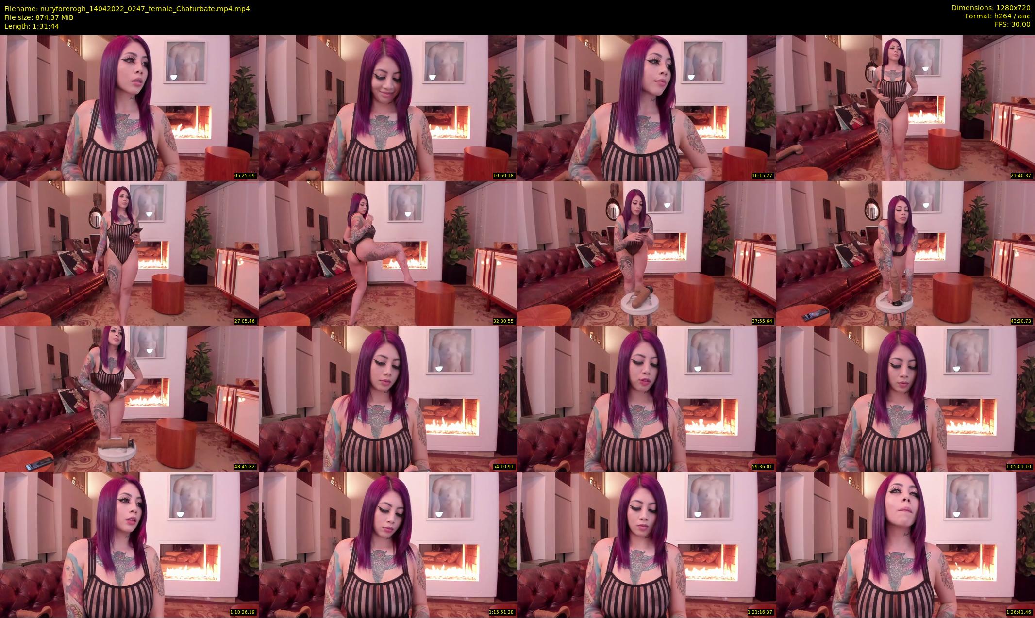 nuryforerogh — 92 minute Chaturbate female cam show recording, 720p, Apr 14, 2022