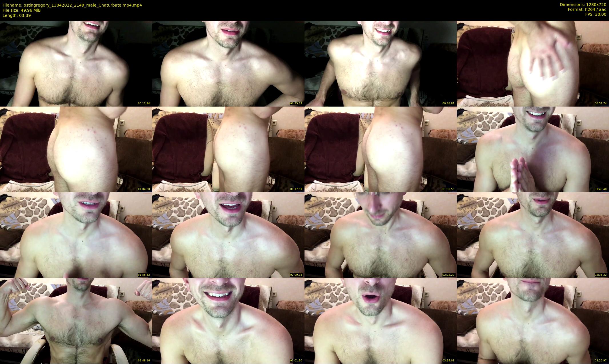 ostingregory — 4 minute Chaturbate male cam show recording, 720p, Apr 13, 2022