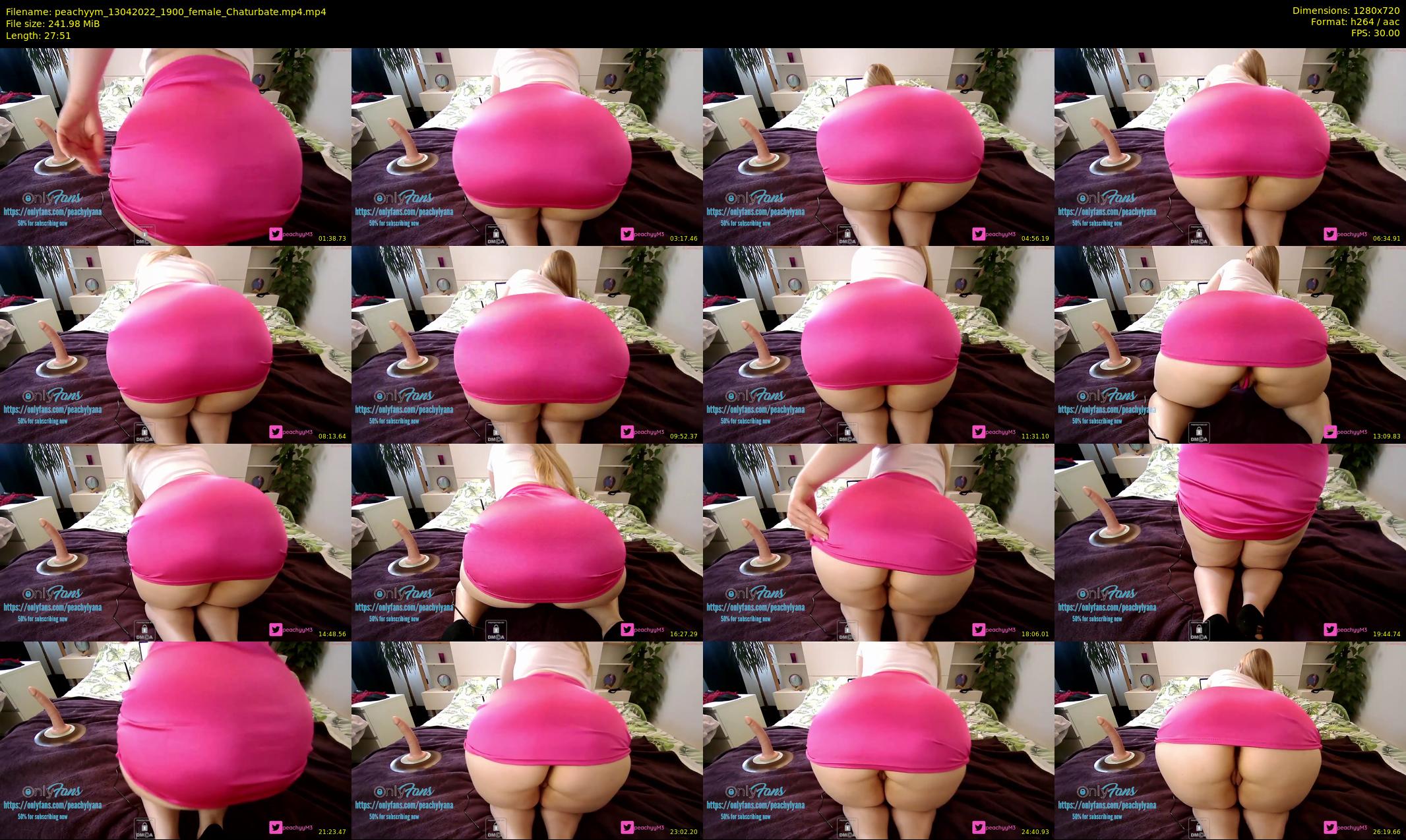 peachyym — 28 minute Chaturbate female cam show recording, 720p, Apr 13, 2022