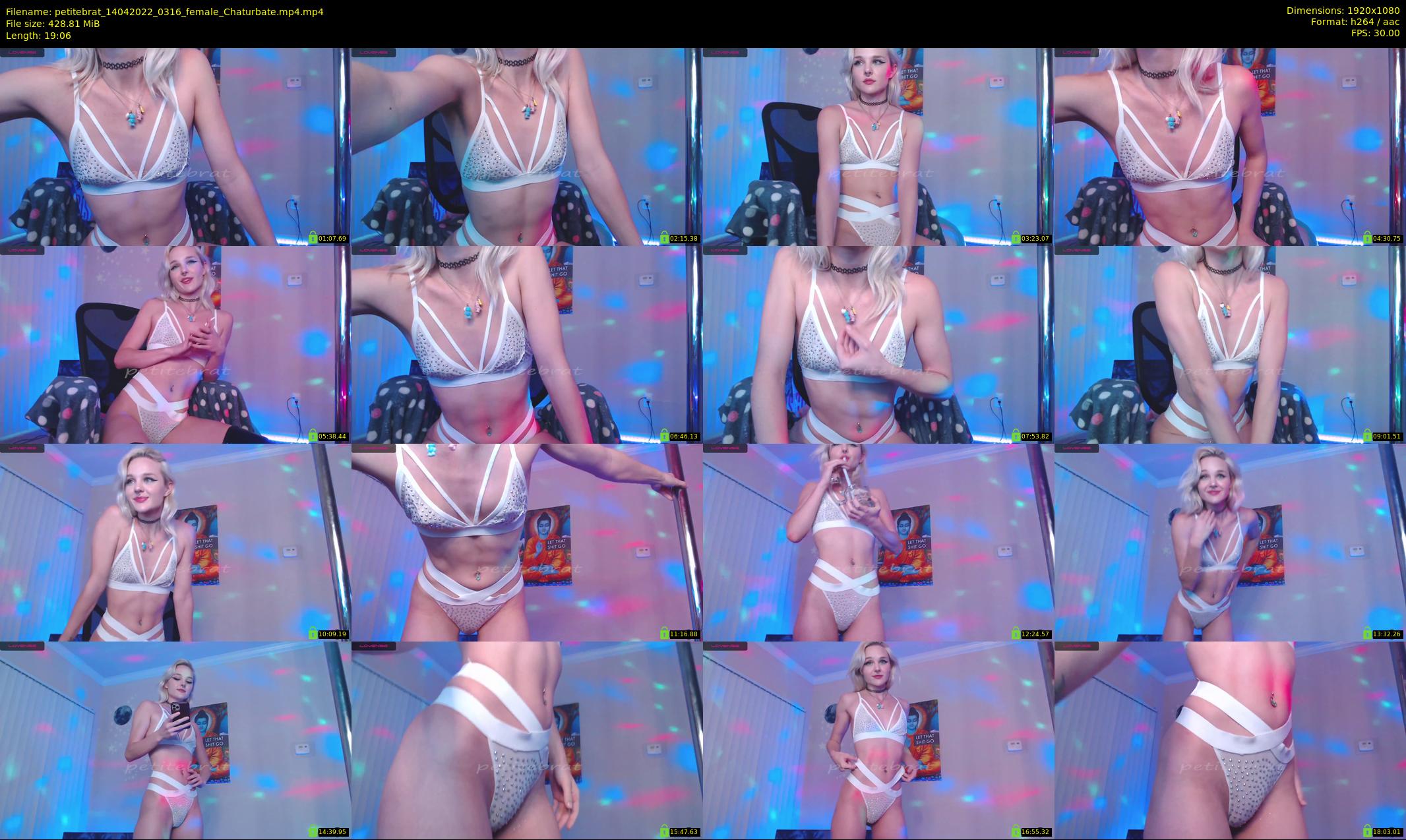 petitebrat — 20 minute Chaturbate female cam show recording, 1080p, Apr 14, 2022