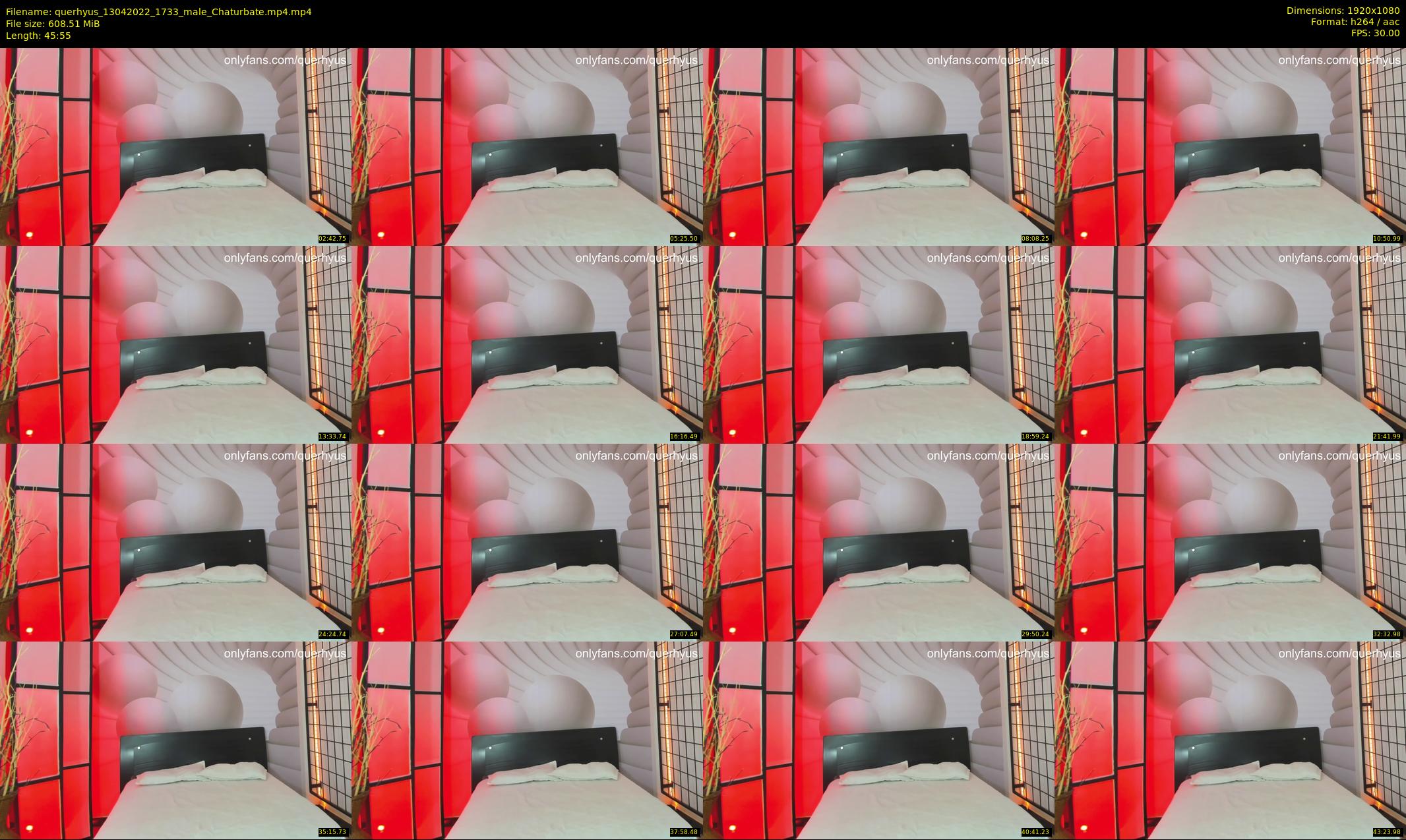 querhyus — 46 minute Chaturbate male cam show recording, 1080p, Apr 13, 2022