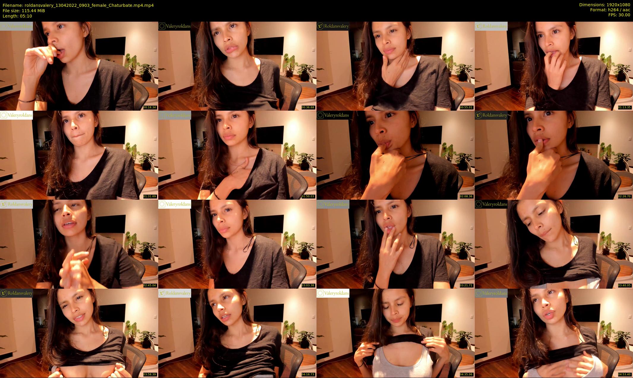 roldansvalery — 6 minute Chaturbate female cam show recording, 1080p, Apr 13, 2022
