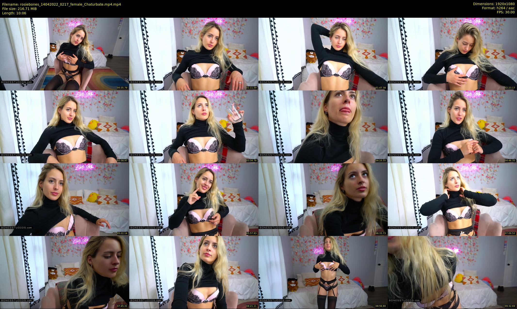 rosiebones — 11 minute Chaturbate female cam show recording, 1080p, Apr 14, 2022