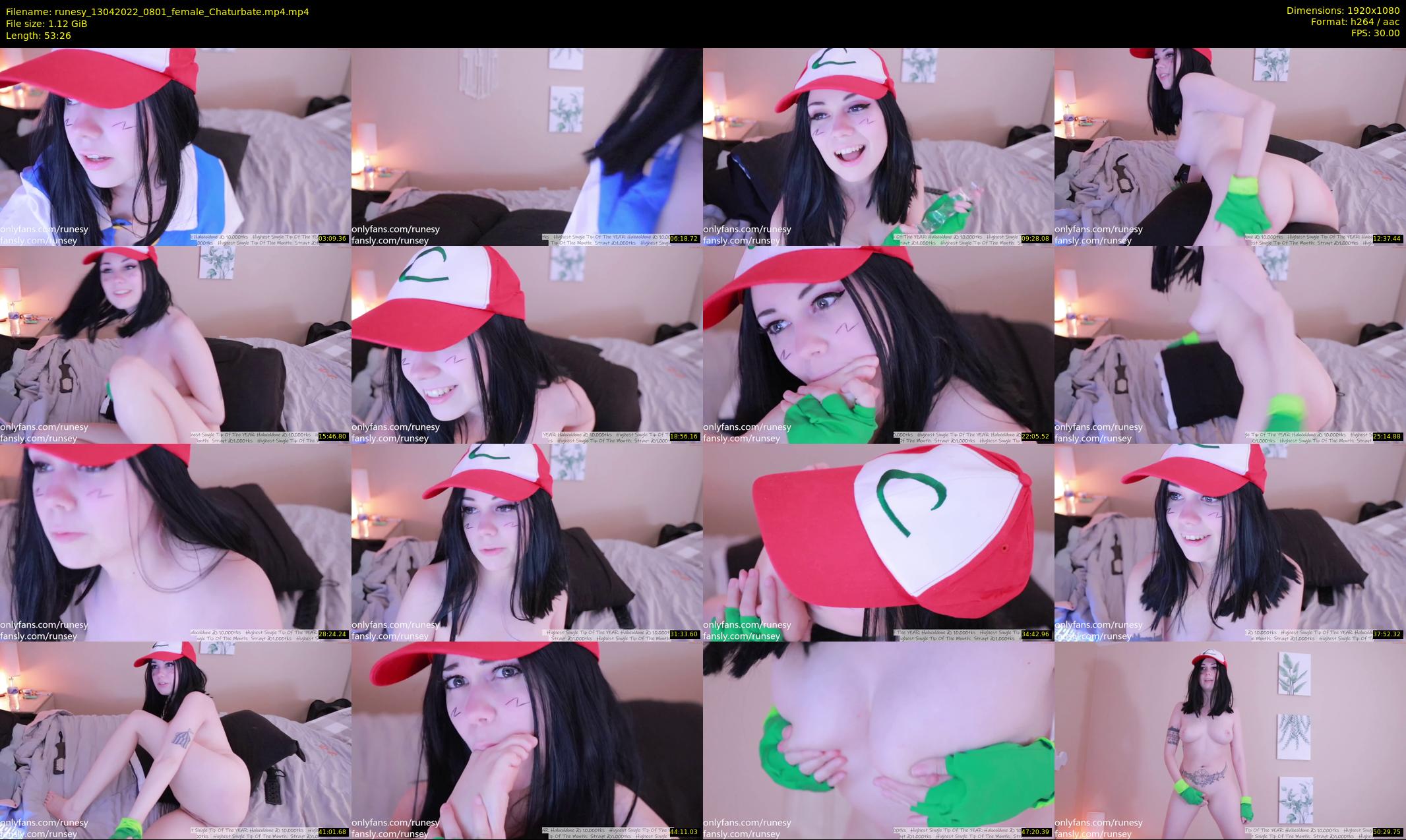 runesy — 54 minute Chaturbate female cam show recording, 1080p, Apr 13, 2022