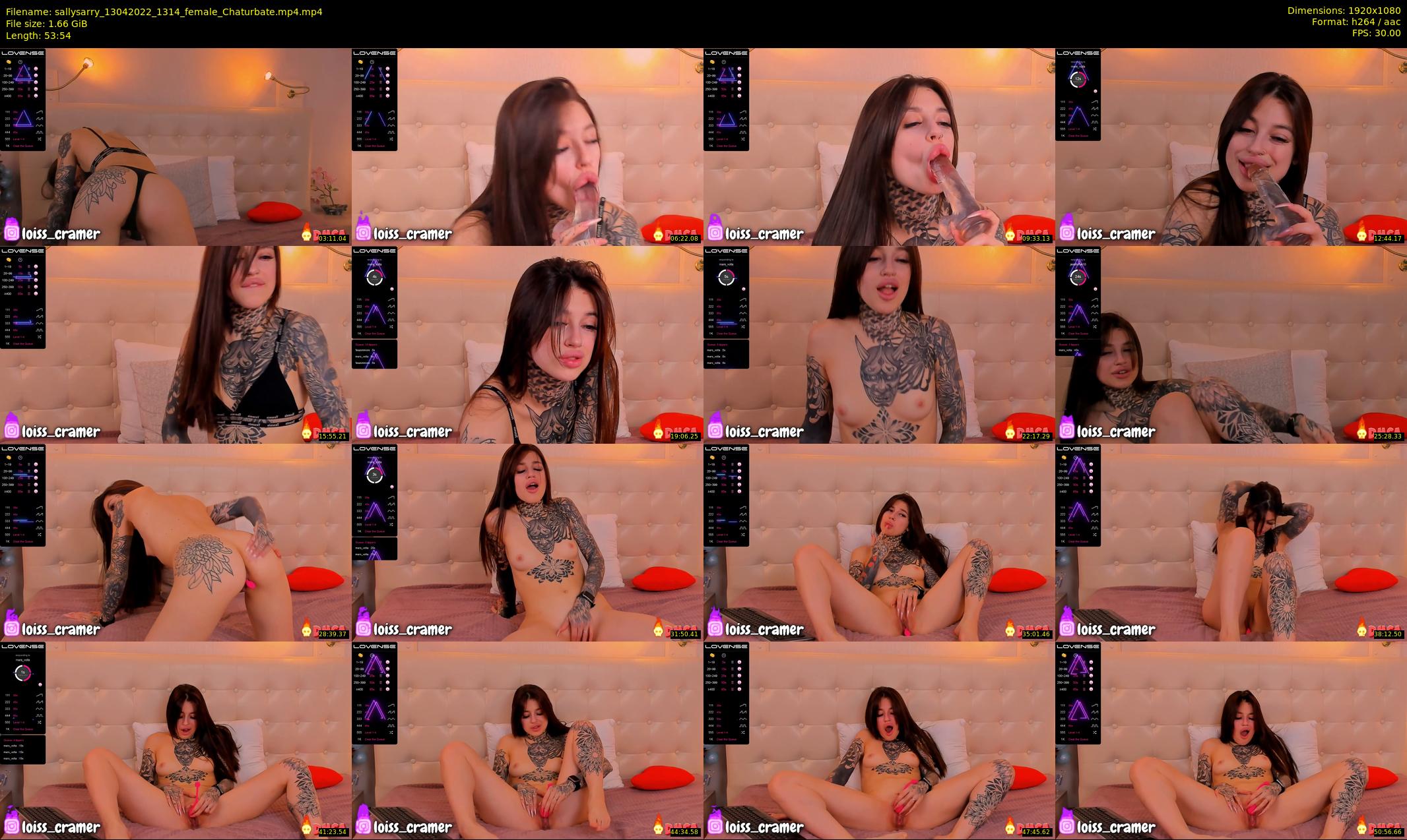 sallysarry — 54 minute Chaturbate couple cam show recording, 1080p, Apr 13, 2022