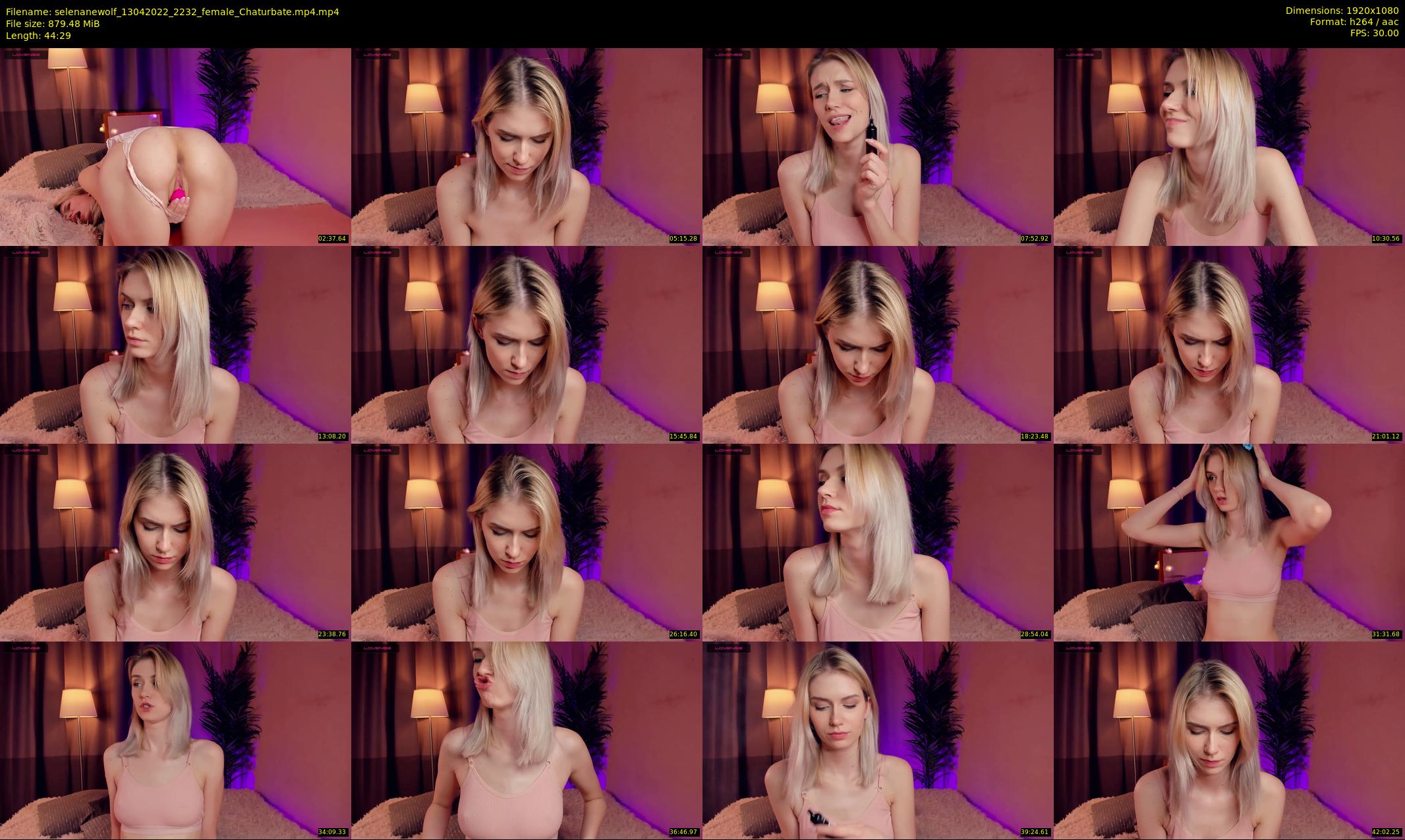 selenanewolf — 45 minute Chaturbate couple cam show recording, 1080p, Apr 13, 2022