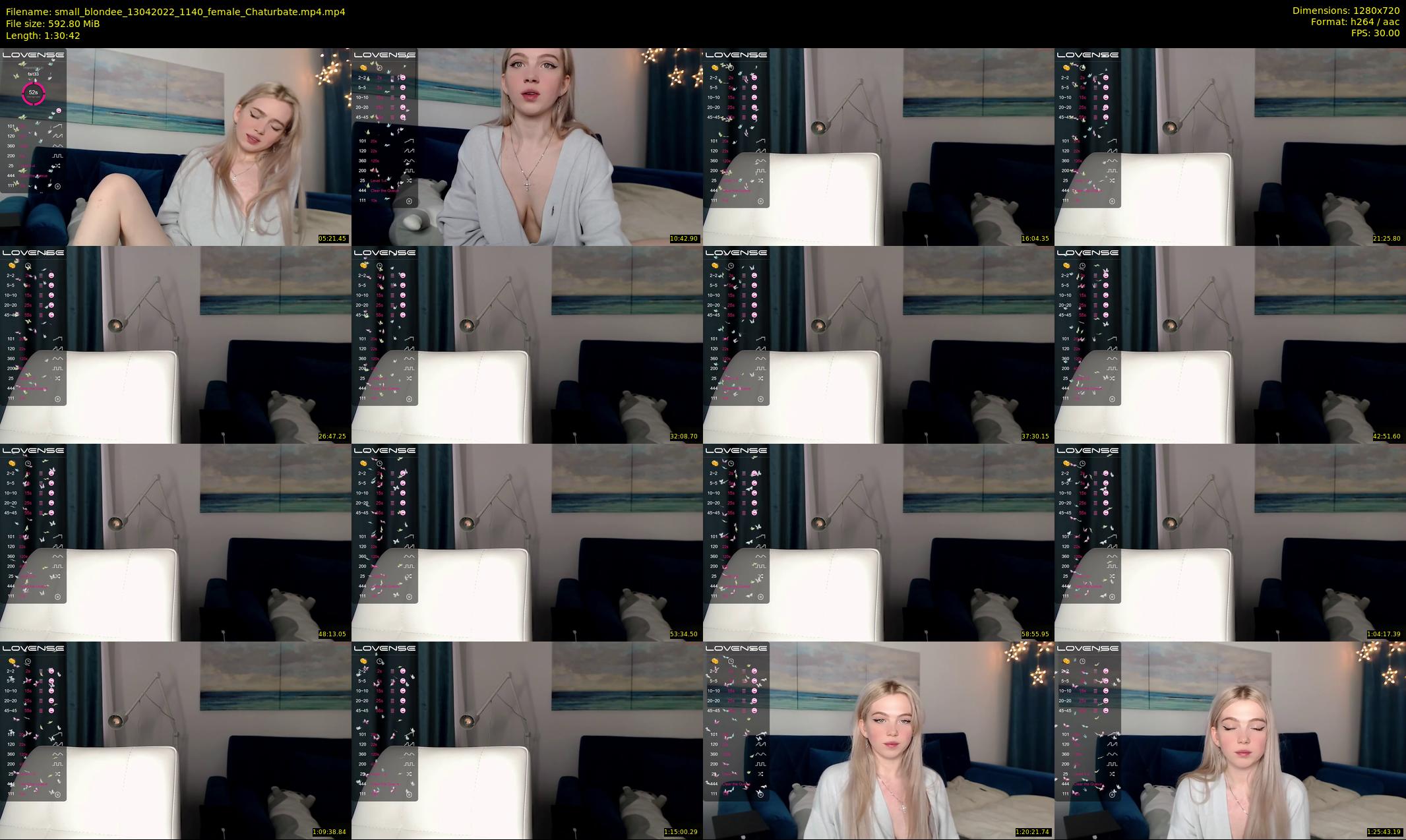 small_blondee — 91 minute Chaturbate female cam show recording, 720p, Apr 13, 2022