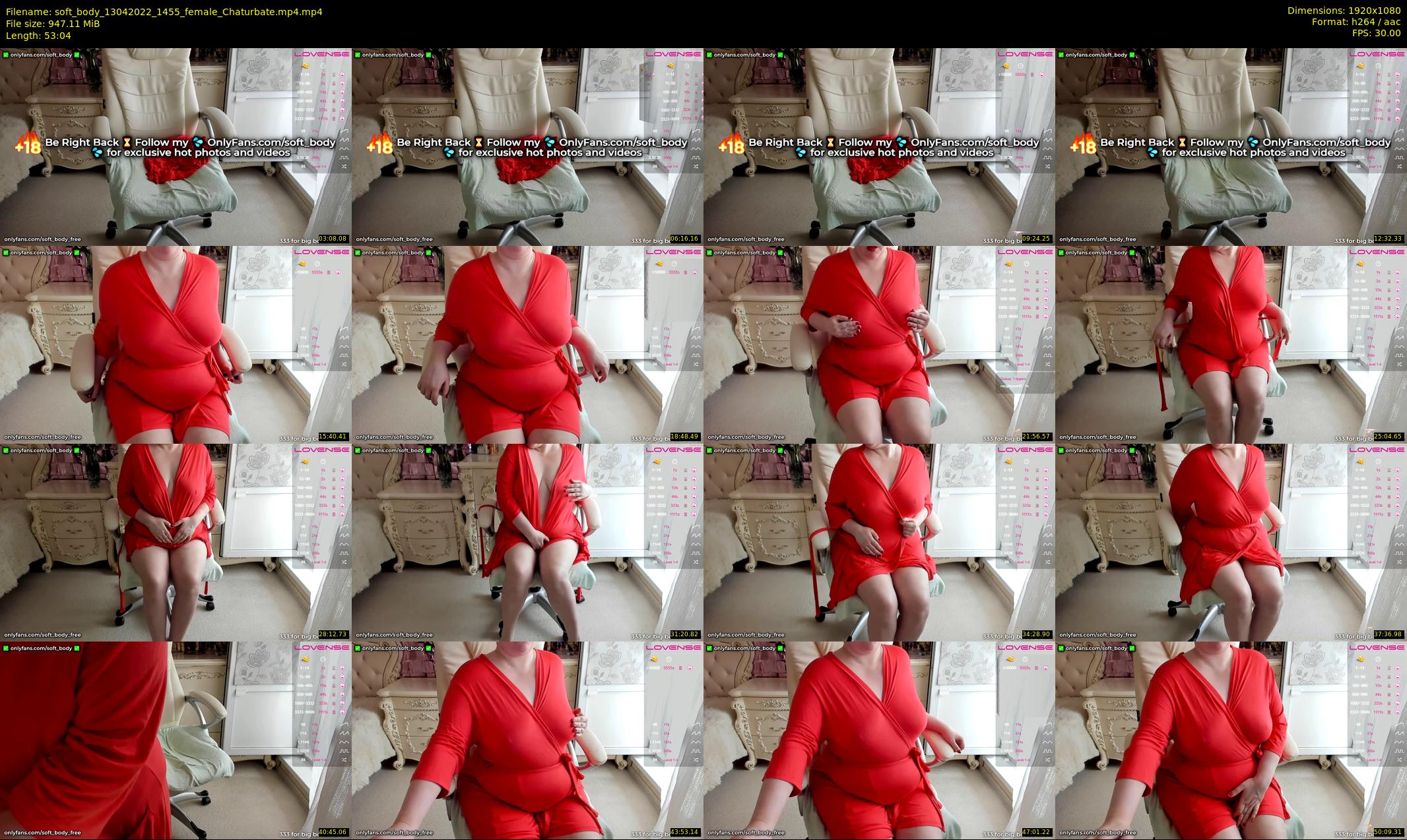soft_body — 54 minute Chaturbate female cam show recording, 1080p, Apr 13, 2022