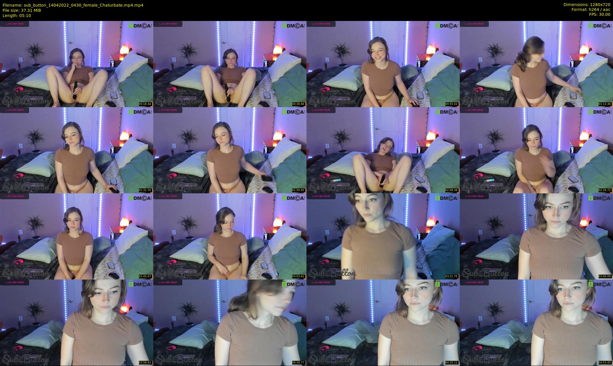 sub_button — 6 minute Chaturbate female cam show recording, 720p, Apr 14, 2022