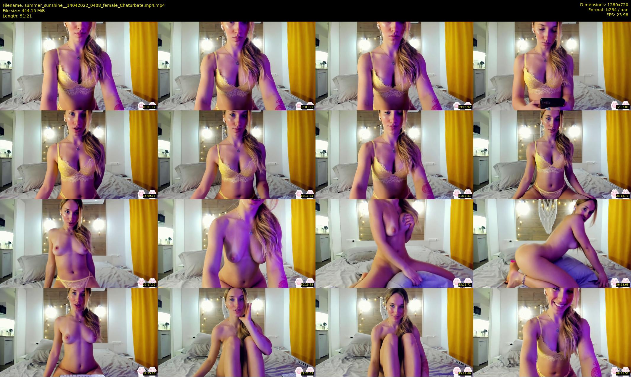 summer_sunshine_ — 52 minute Chaturbate female cam show recording, 720p, Apr 14, 2022