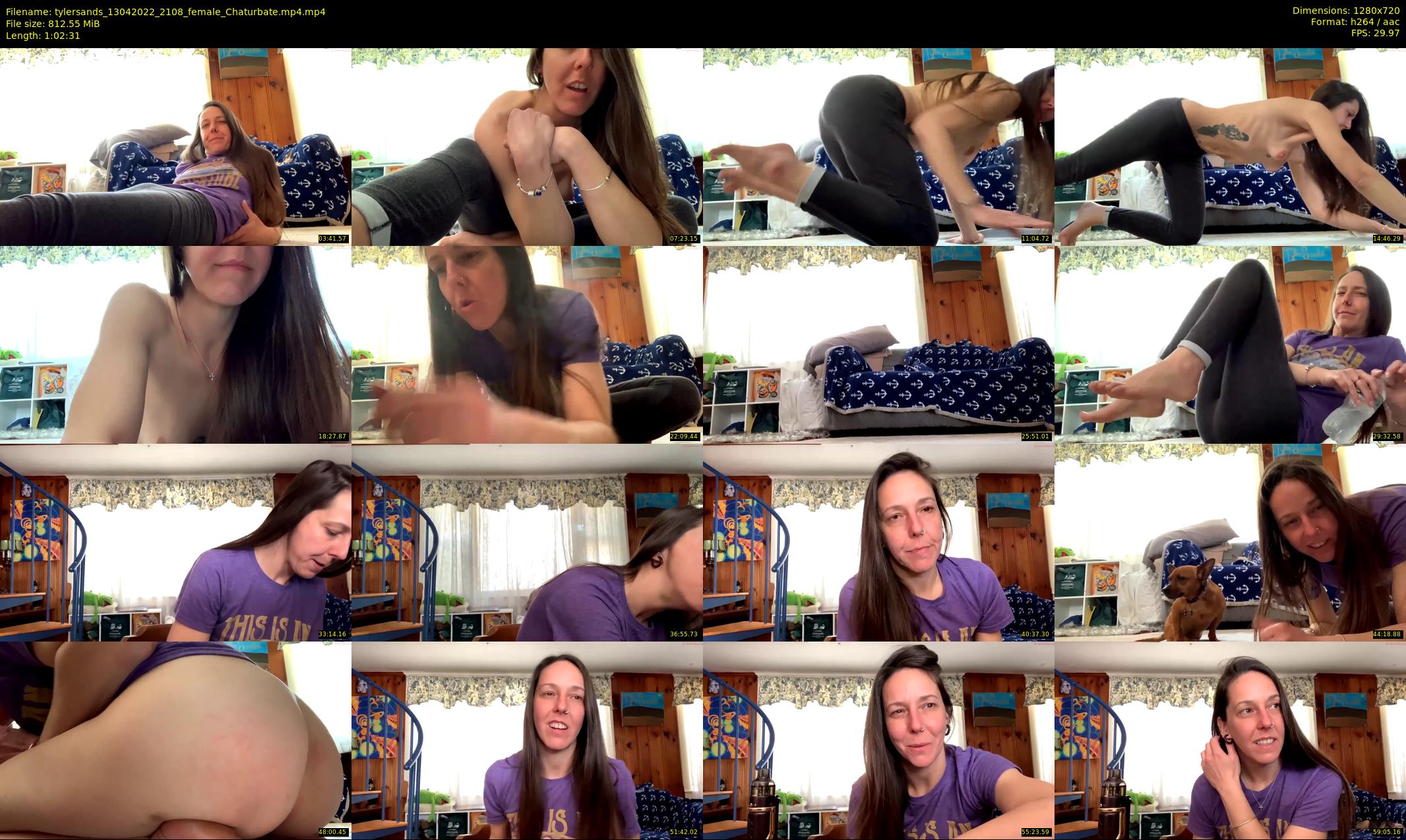 tylersands — 63 minute Chaturbate female cam show recording, 720p, Apr 13, 2022