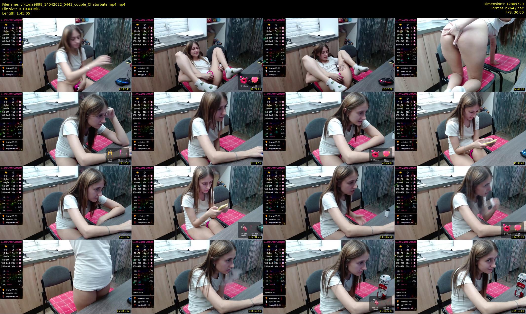 viktoria9898 — 106 minute Chaturbate couple cam show recording, 720p, Apr 14, 2022