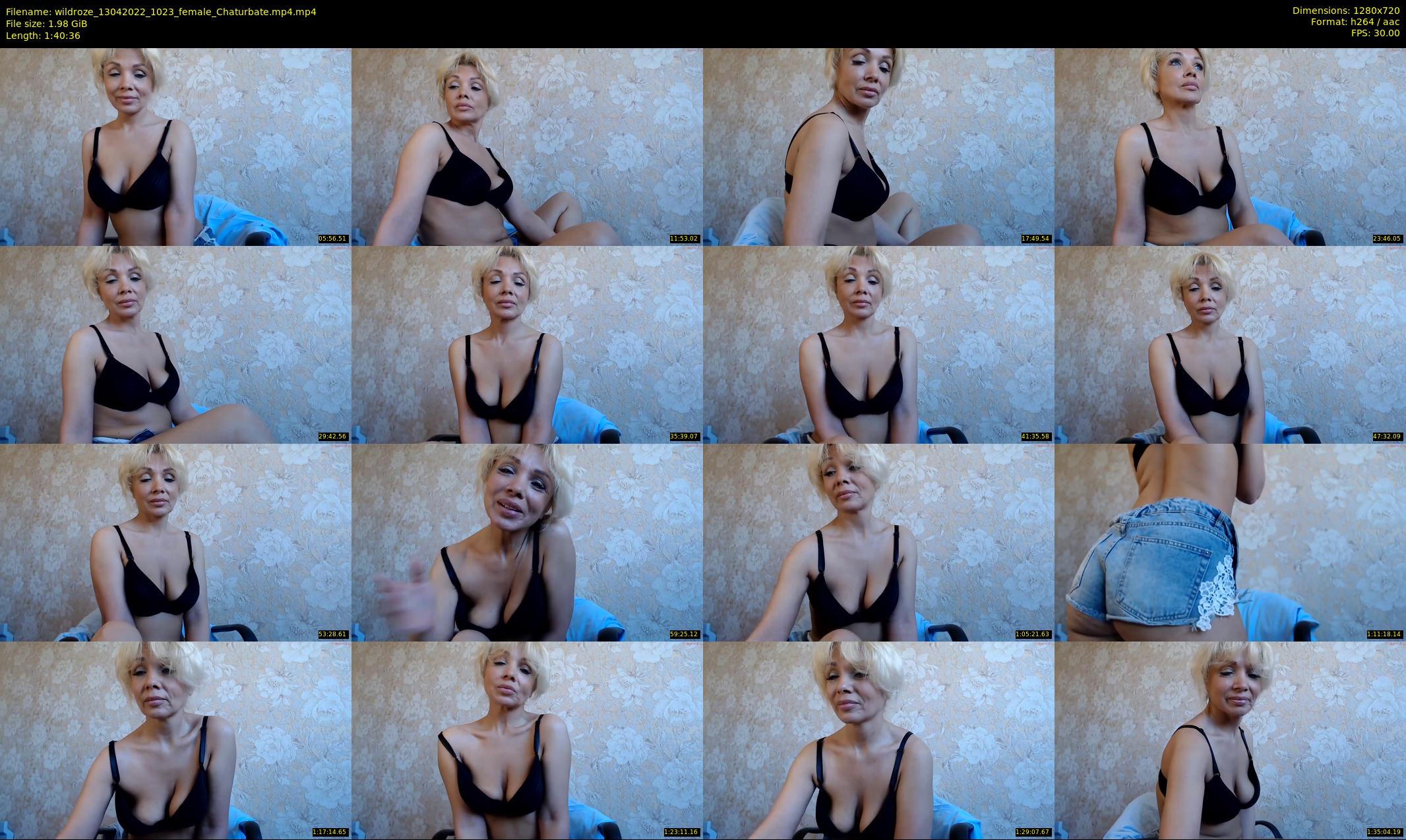 wildroze — 101 minute Chaturbate female cam show recording, 720p, Apr 13, 2022