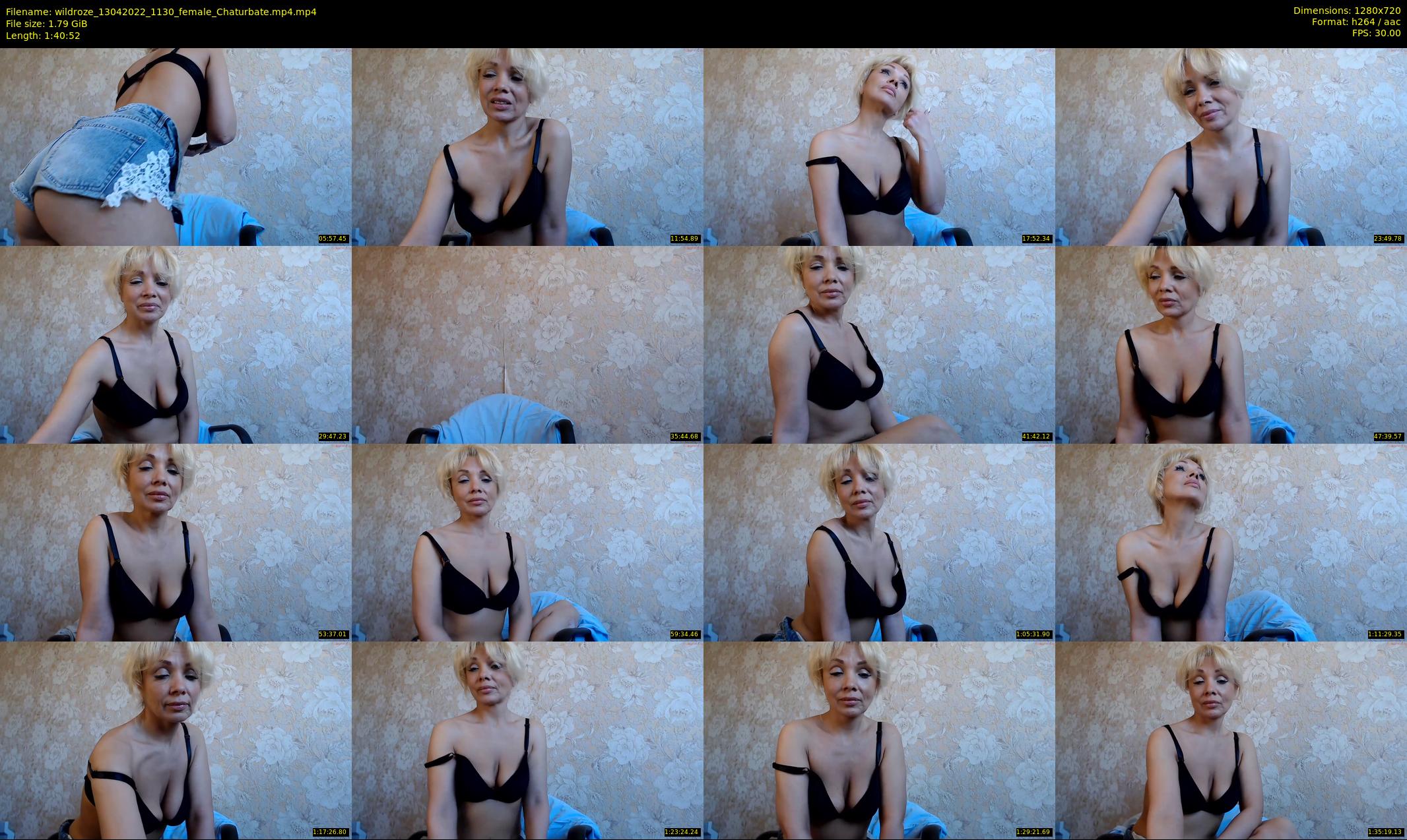 wildroze — 101 minute Chaturbate female cam show recording, 720p, Apr 13, 2022
