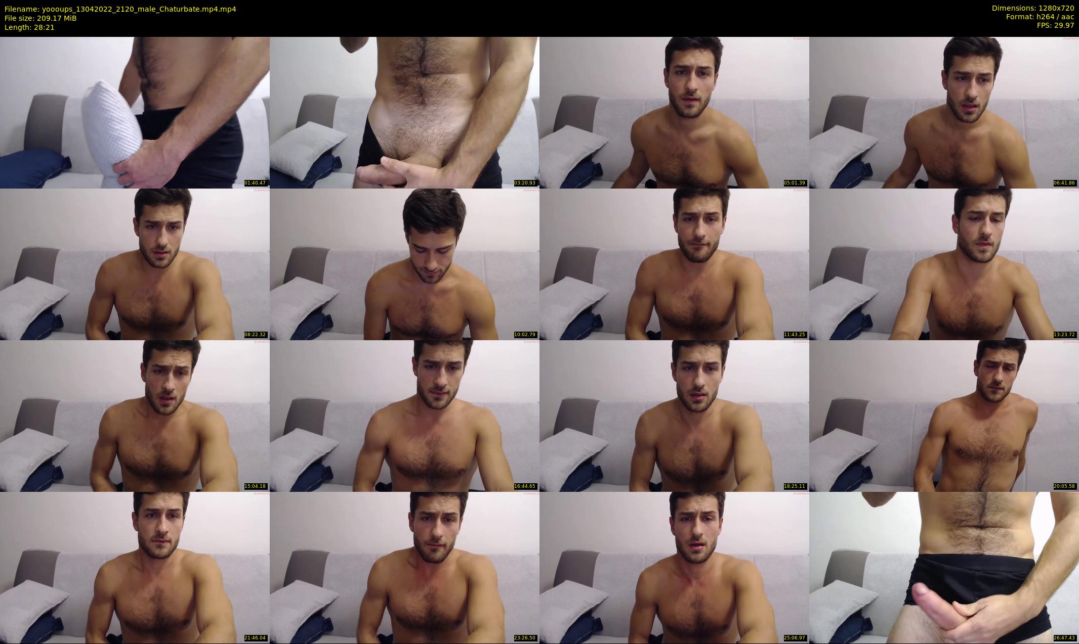 yoooups — 29 minute Chaturbate male cam show recording, 720p, Apr 13, 2022