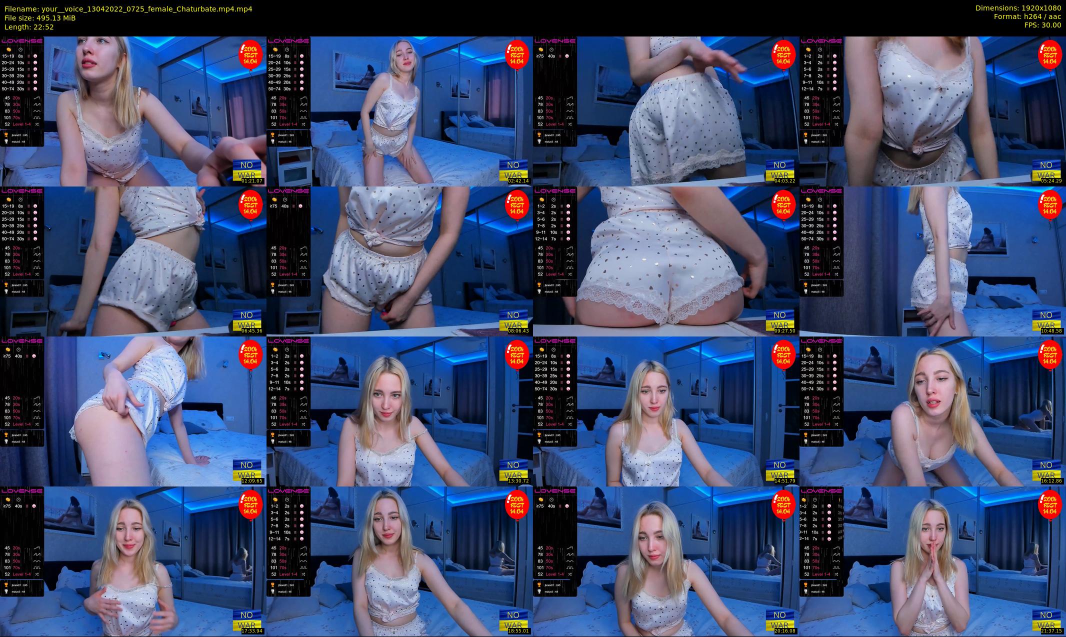 your__voice — 23 minute Chaturbate female cam show recording, 1080p, Apr 13, 2022