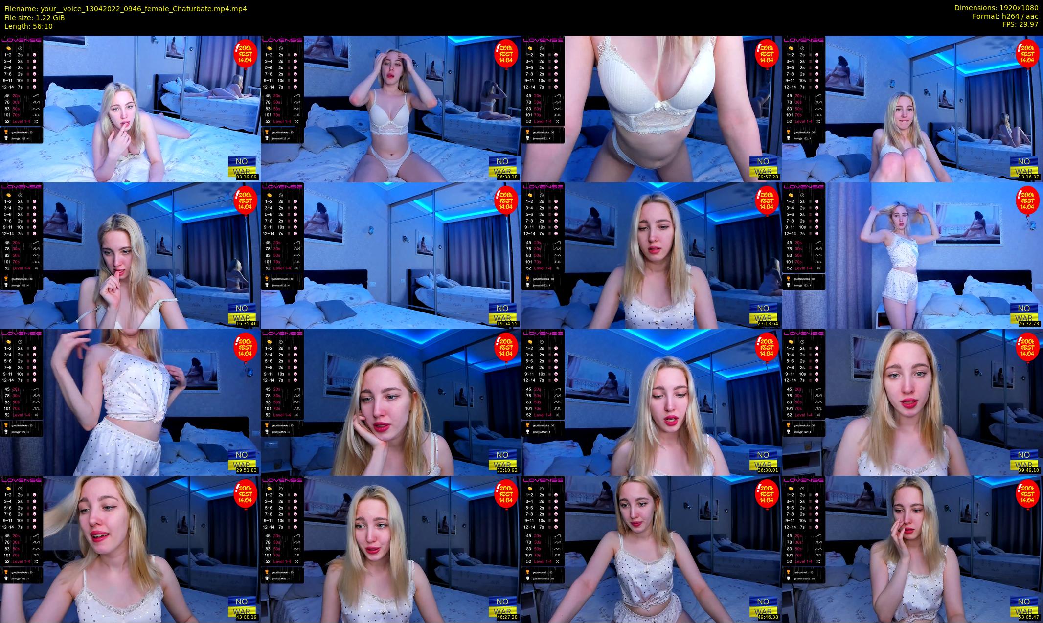 your__voice — 57 minute Chaturbate female cam show recording, 1080p, Apr 13, 2022