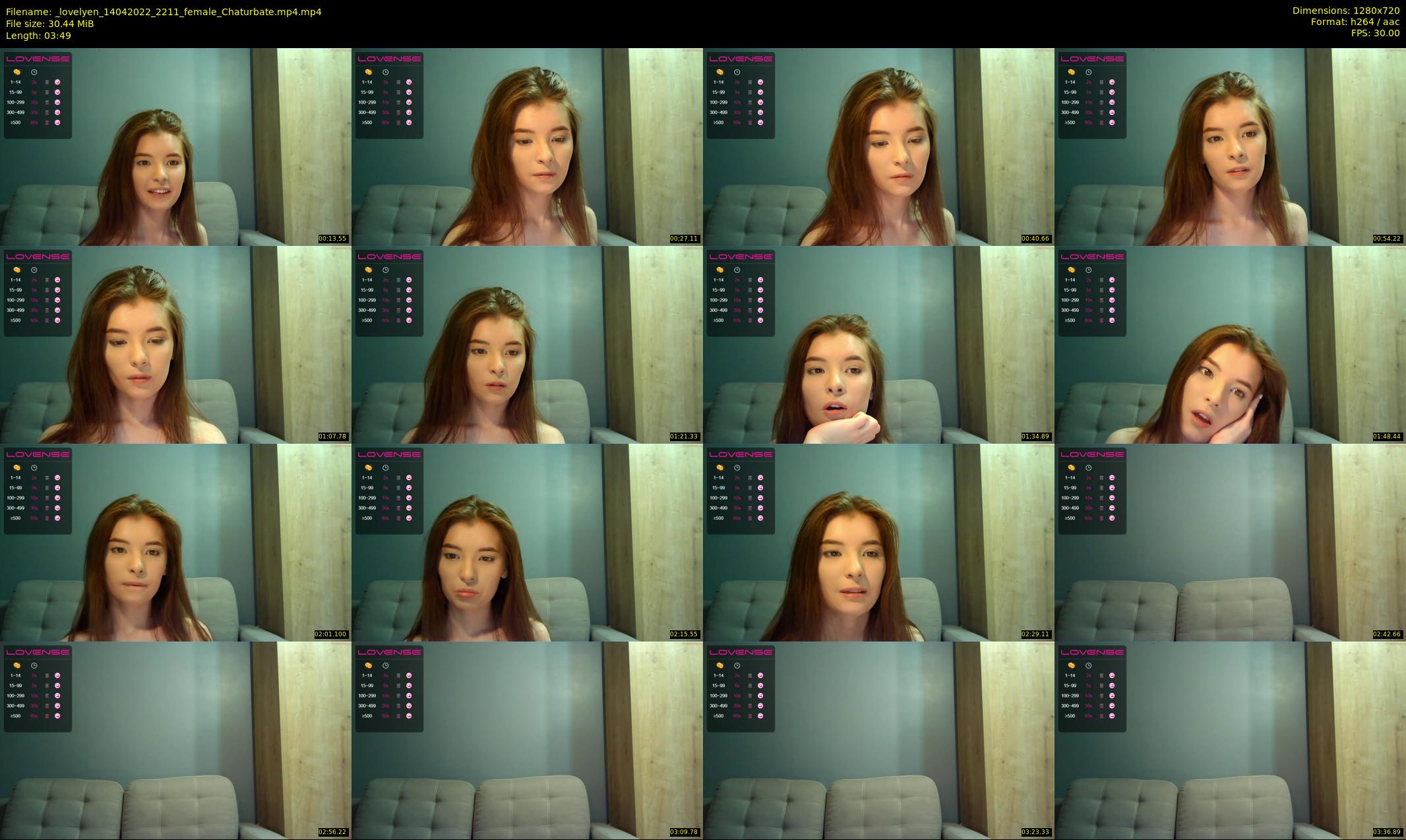 _lovelyen — 4 minute Chaturbate female cam show recording, 720p, Apr 14, 2022
