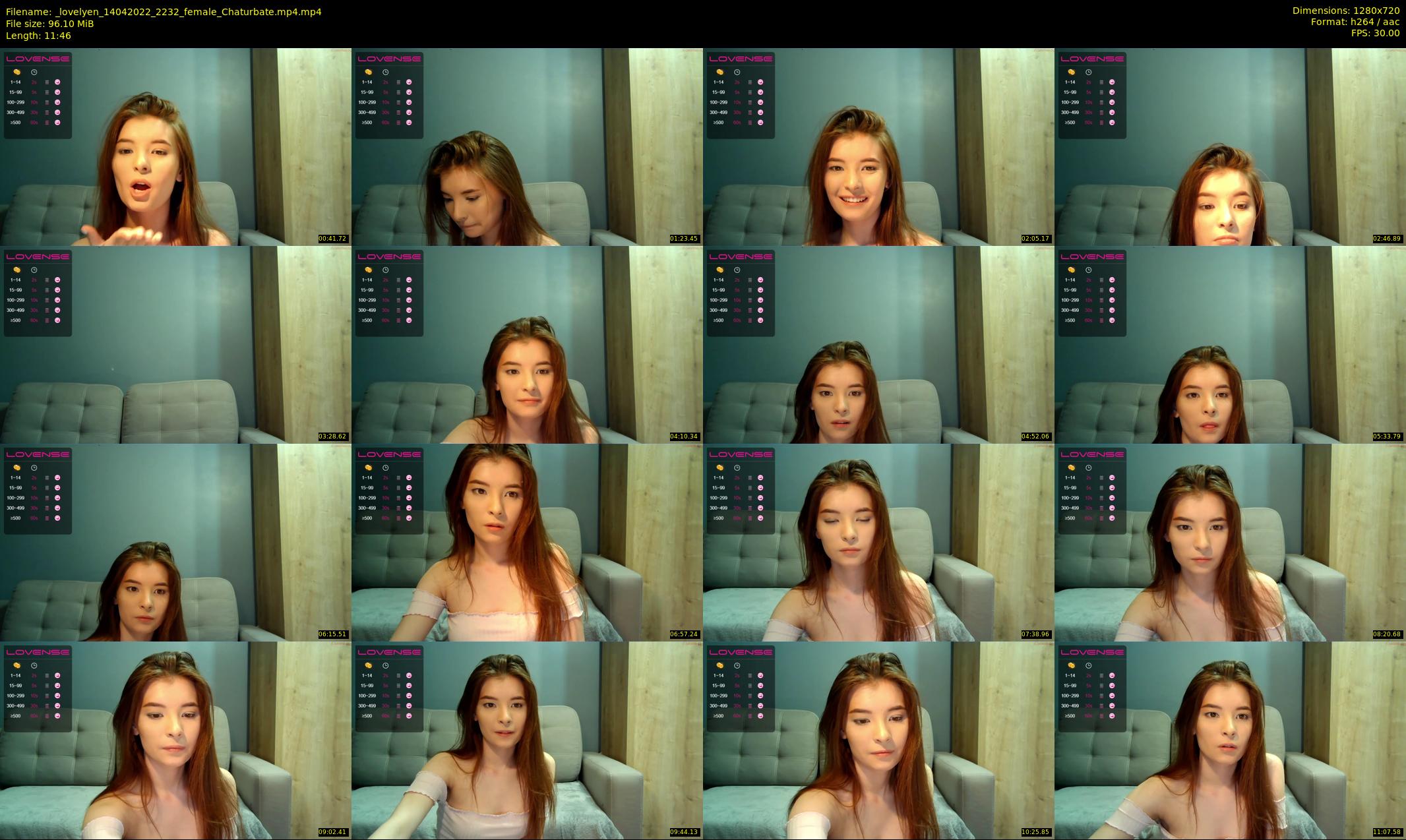 _lovelyen — 12 minute Chaturbate female cam show recording, 720p, Apr 14, 2022