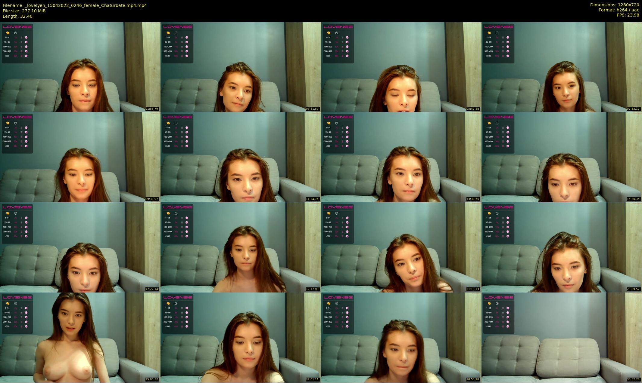 _lovelyen — 33 minute Chaturbate female cam show recording, 720p, Apr 15, 2022