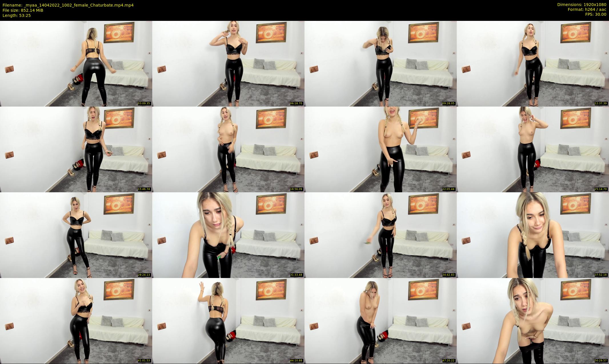 _myaa — 54 minute Chaturbate female cam show recording, 1080p, Apr 14, 2022