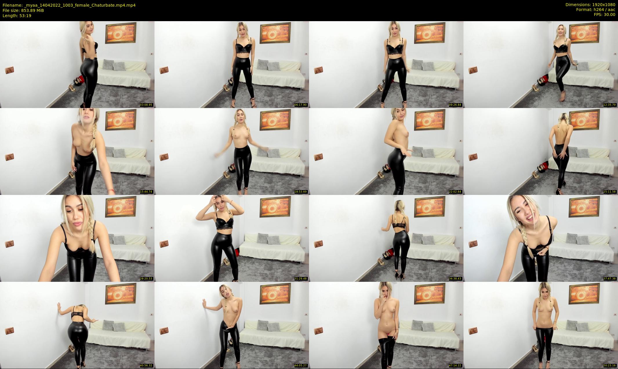 _myaa — 54 minute Chaturbate female cam show recording, 1080p, Apr 14, 2022