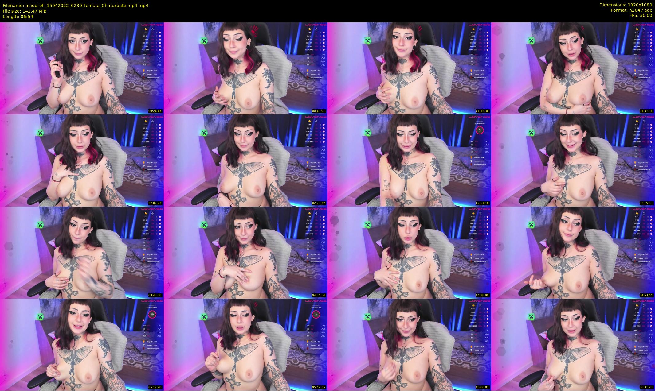 aciddroll — 7 minute Chaturbate female cam show recording, 1080p, Apr 15, 2022