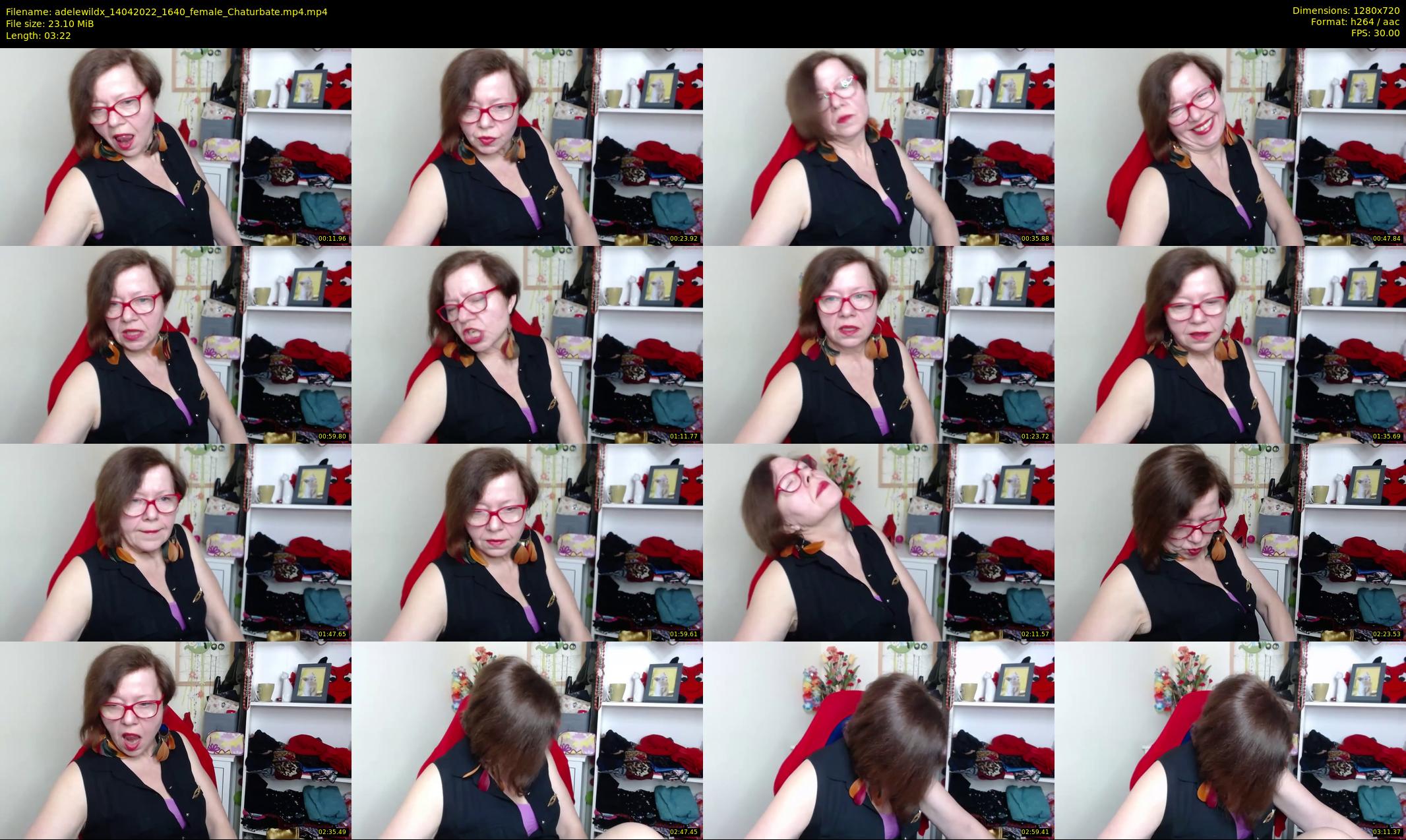 adelewildx — 4 minute Chaturbate female cam show recording, 720p, Apr 14, 2022
