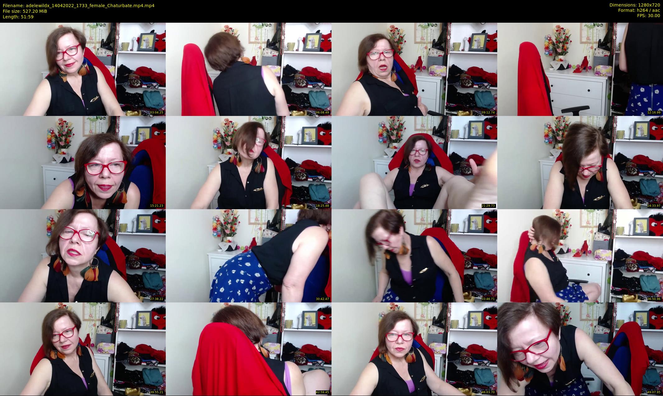adelewildx — 52 minute Chaturbate female cam show recording, 720p, Apr 14, 2022
