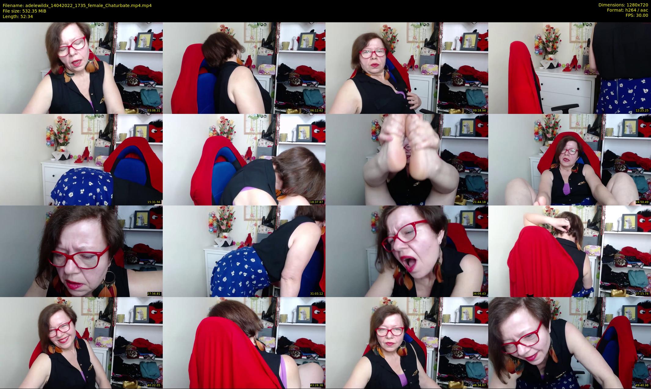 adelewildx — 53 minute Chaturbate female cam show recording, 720p, Apr 14, 2022
