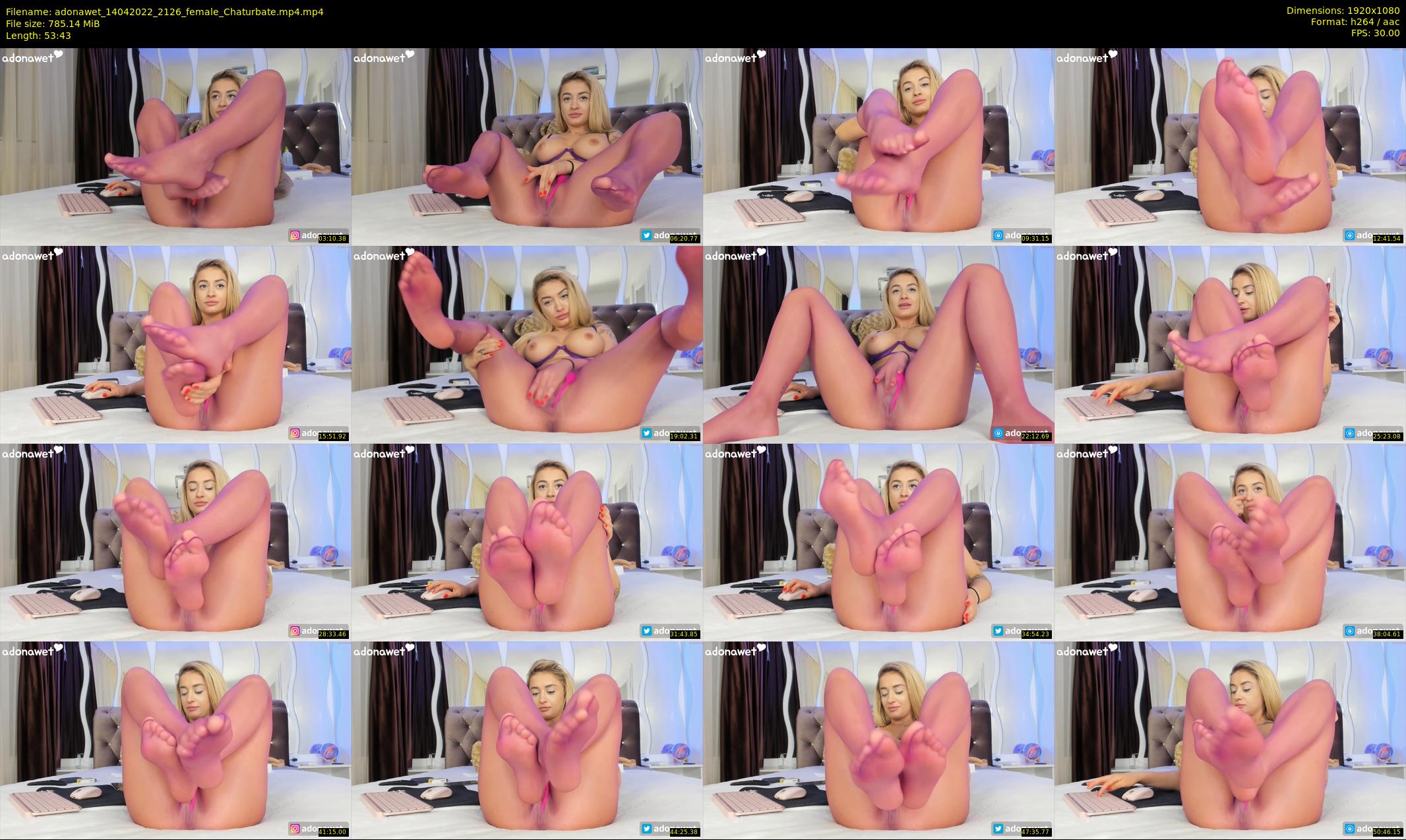 adonawet — 54 minute Chaturbate couple cam show recording, 1080p, Apr 14, 2022
