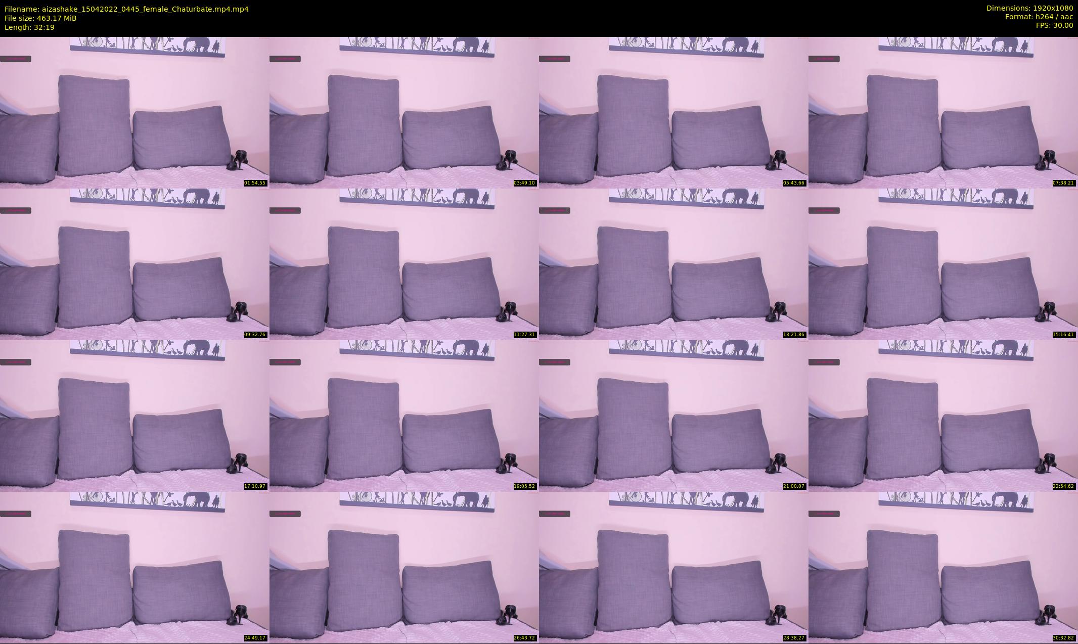 aizashake — 33 minute Chaturbate female cam show recording, 1080p, Apr 15, 2022