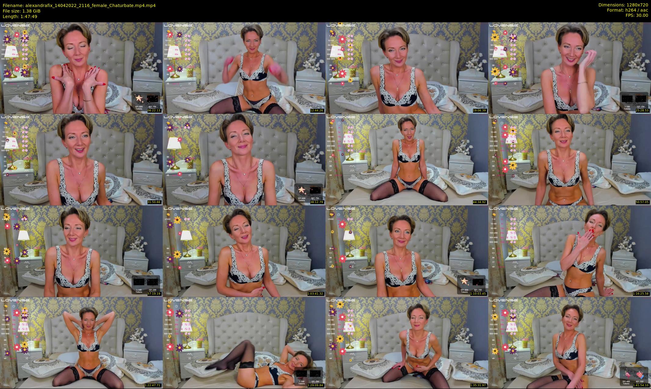 alexandrafix — 108 minute Chaturbate female cam show recording, 720p, Apr 14, 2022