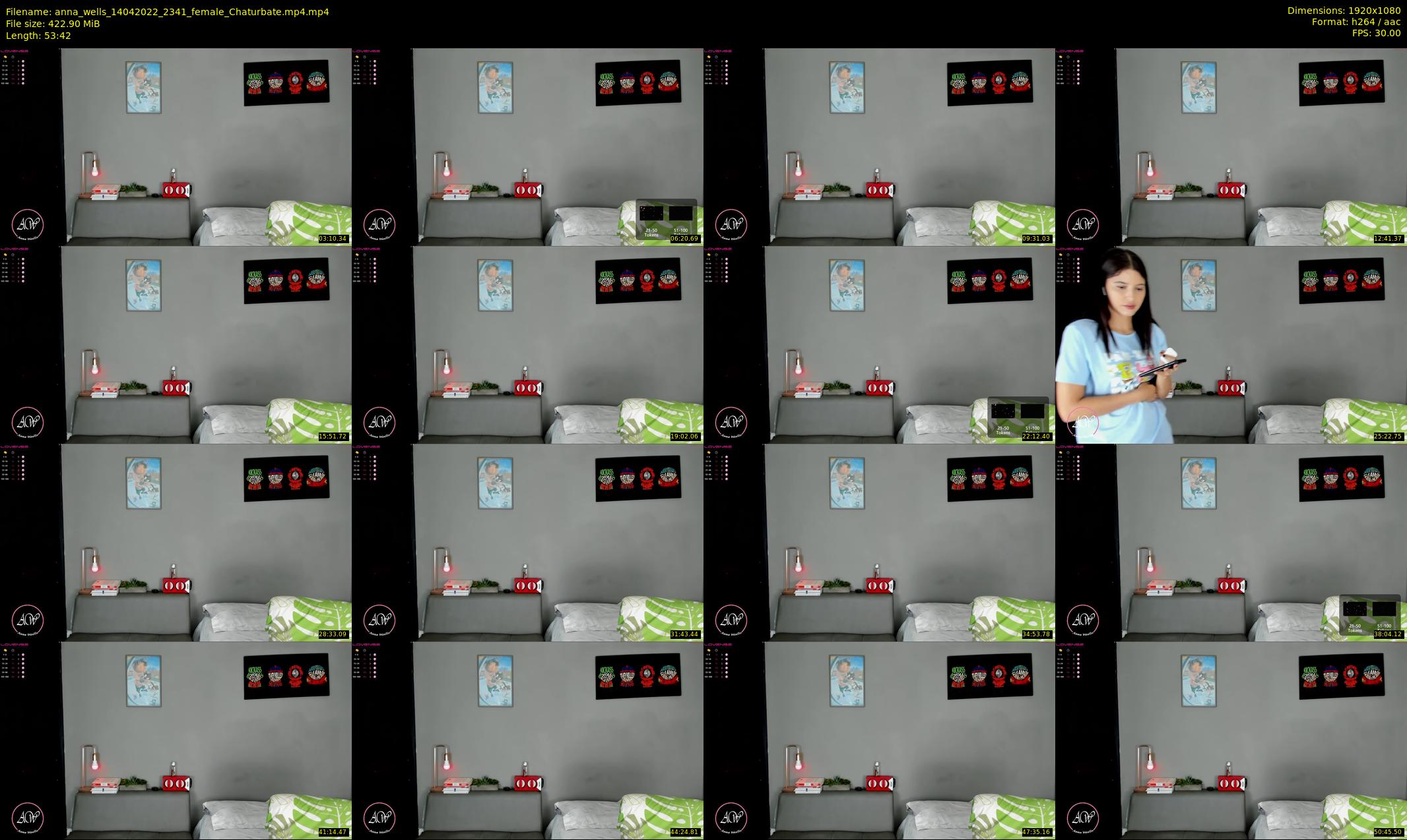 anna_wells — 54 minute Chaturbate female cam show recording, 1080p, Apr 14, 2022