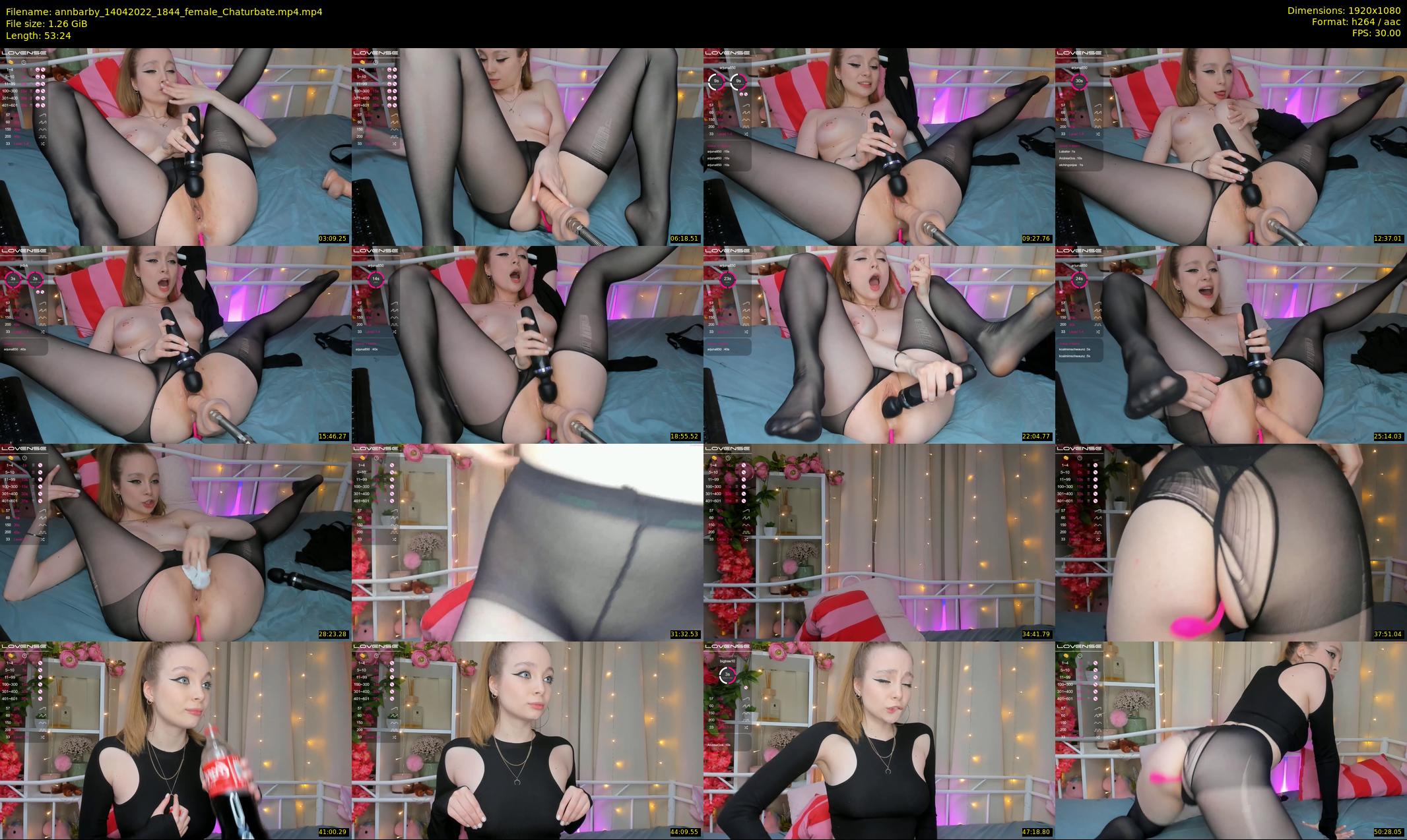 annbarby — 54 minute Chaturbate female cam show recording, 1080p, Apr 14, 2022