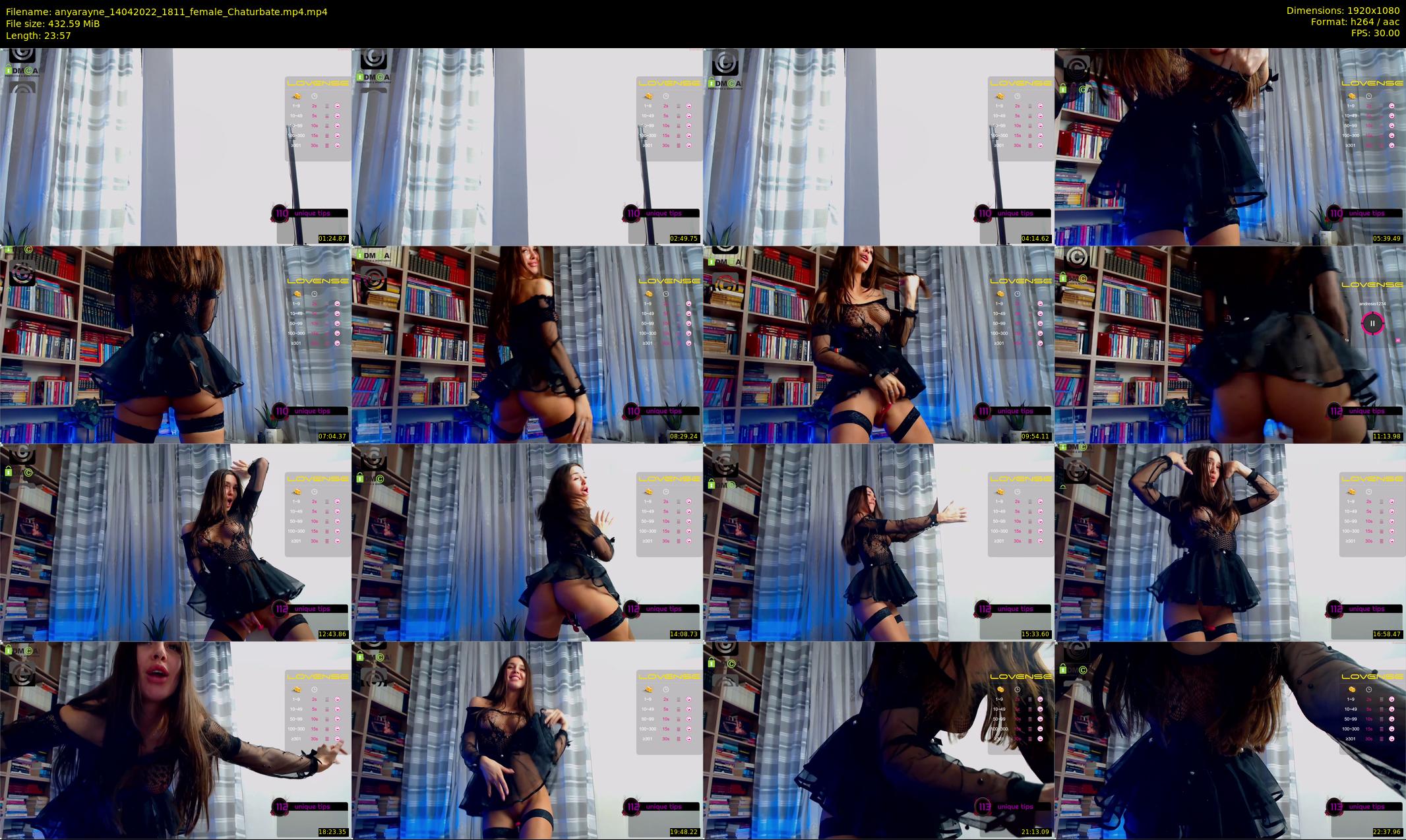anyarayne — 24 minute Chaturbate female cam show recording, 1080p, Apr 14, 2022