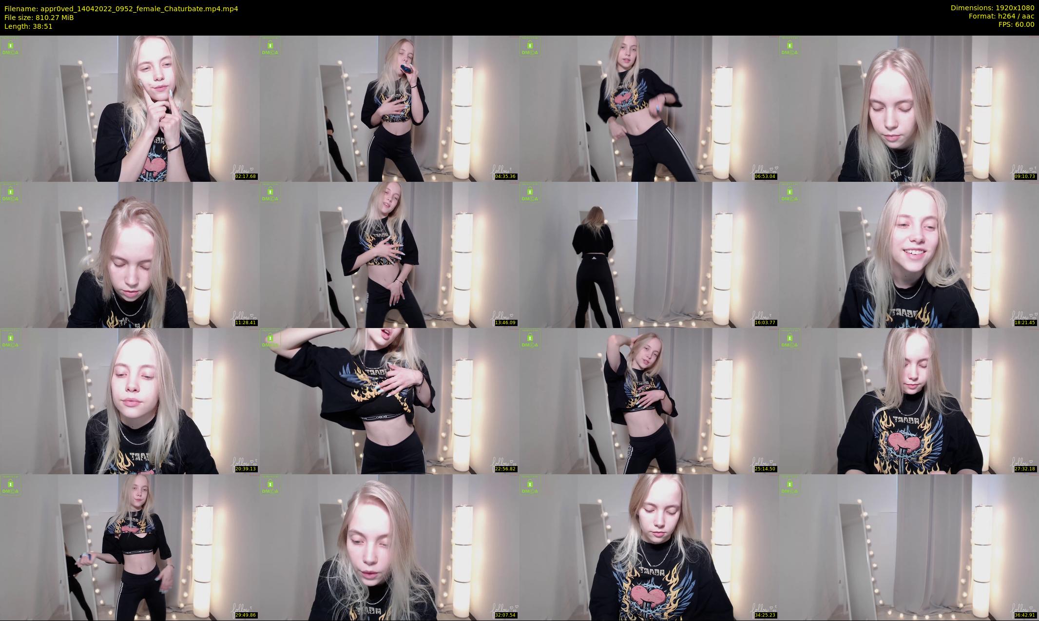 appr0ved — 39 minute Chaturbate female cam show recording, 1080p, Apr 14, 2022