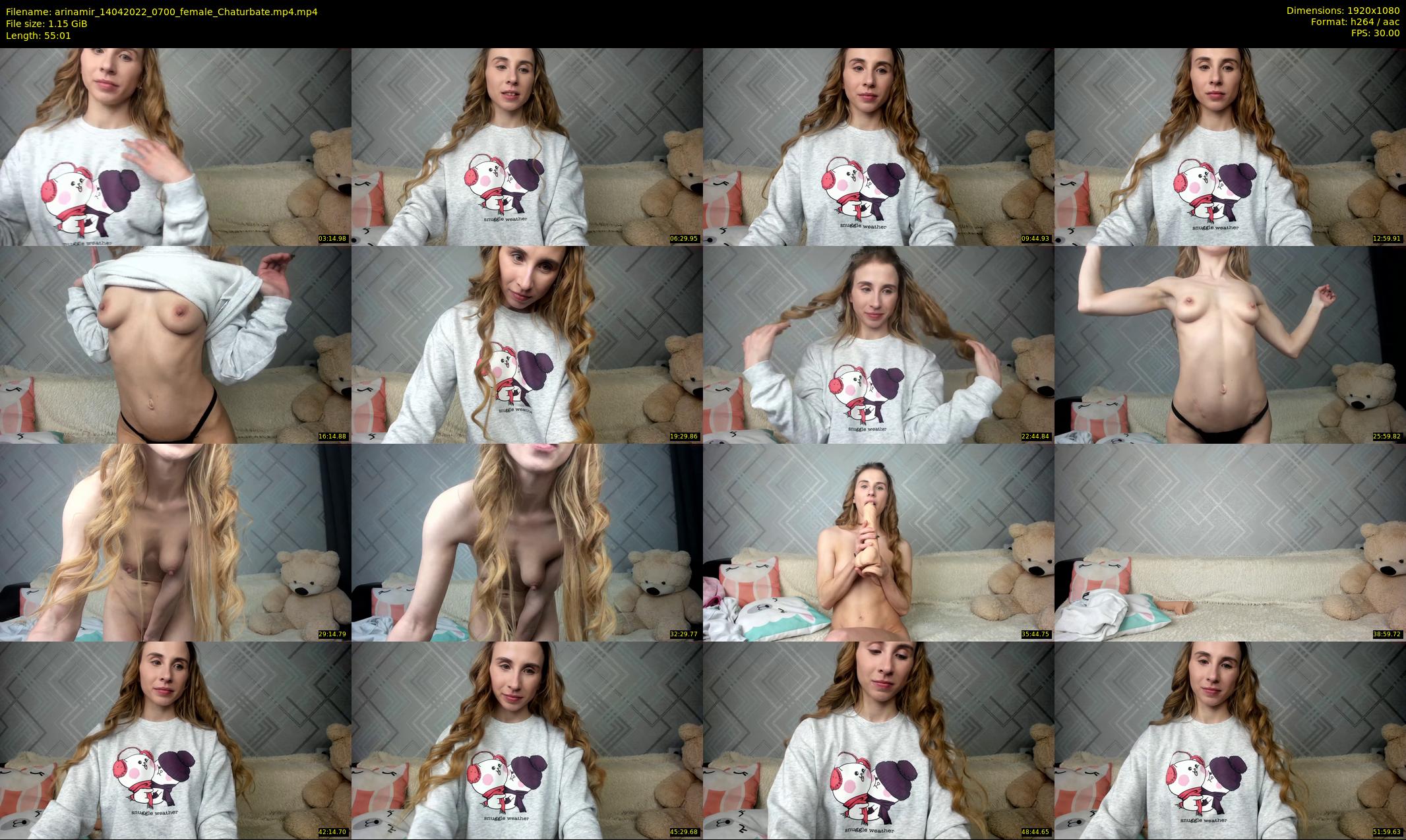 arinamir — 56 minute Chaturbate female cam show recording, 1080p, Apr 14, 2022