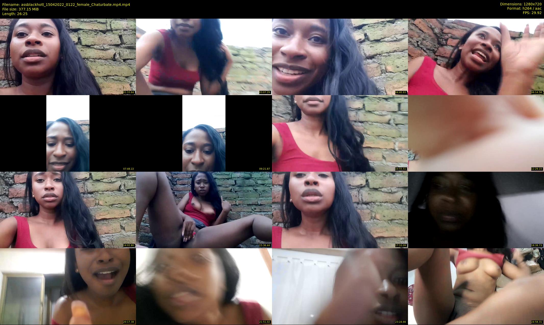 assblackhott — 27 minute Chaturbate female cam show recording, 720p, Apr 15, 2022