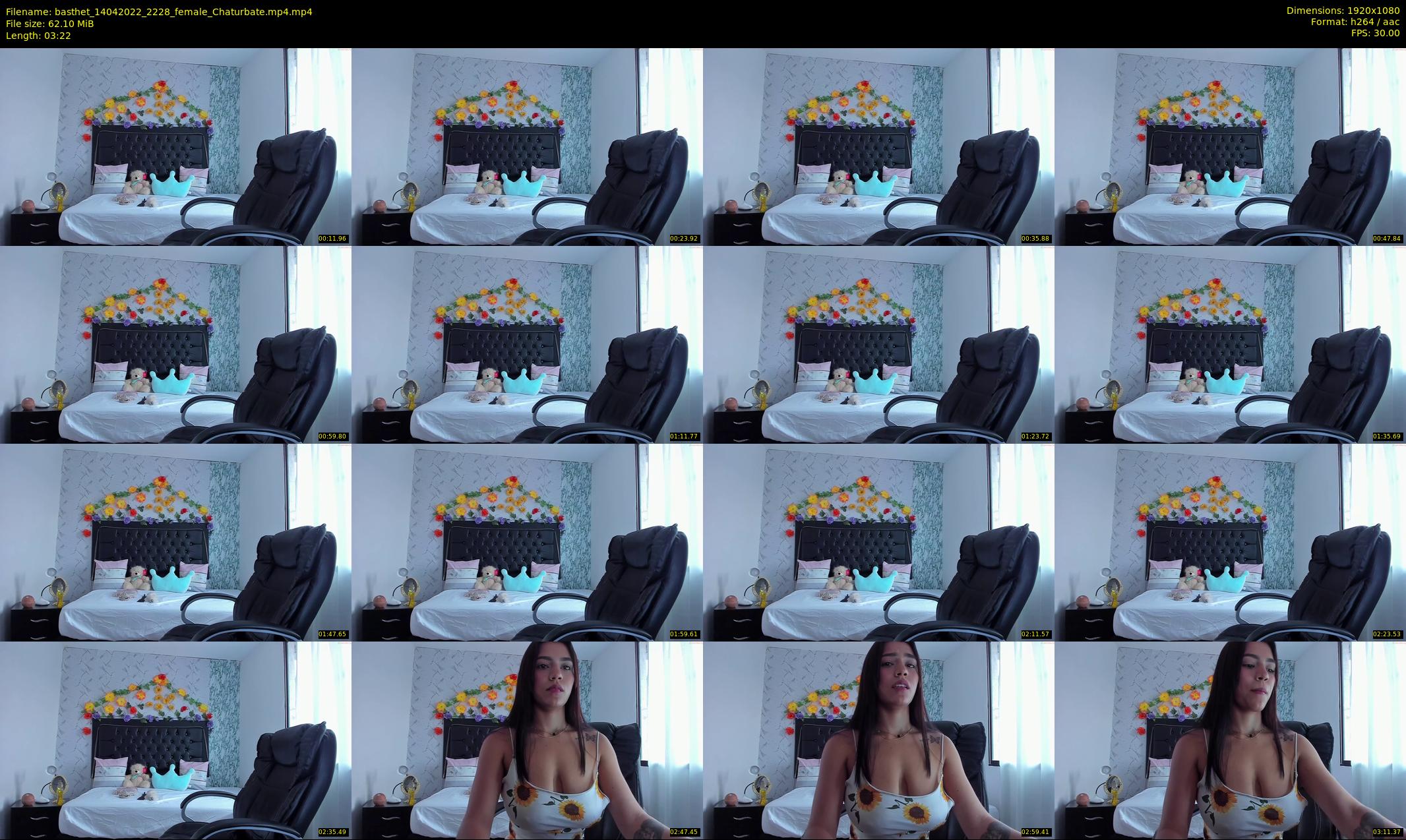 basthet — 4 minute Chaturbate female cam show recording, 1080p, Apr 14, 2022