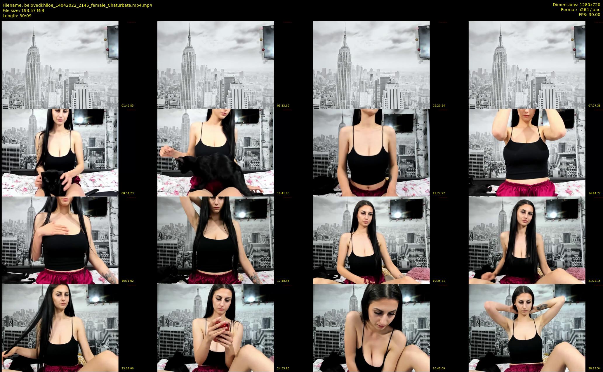 belovedkhlloe — 31 minute Chaturbate female cam show recording, 720p, Apr 14, 2022