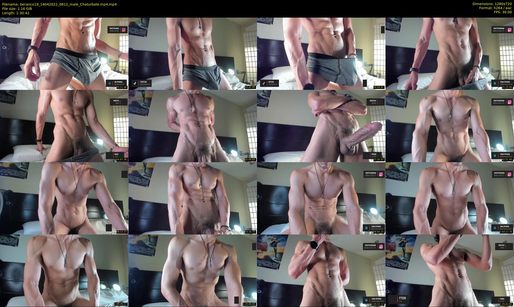 beranco19 — 91 minute Chaturbate male cam show recording, 720p, Apr 14, 2022