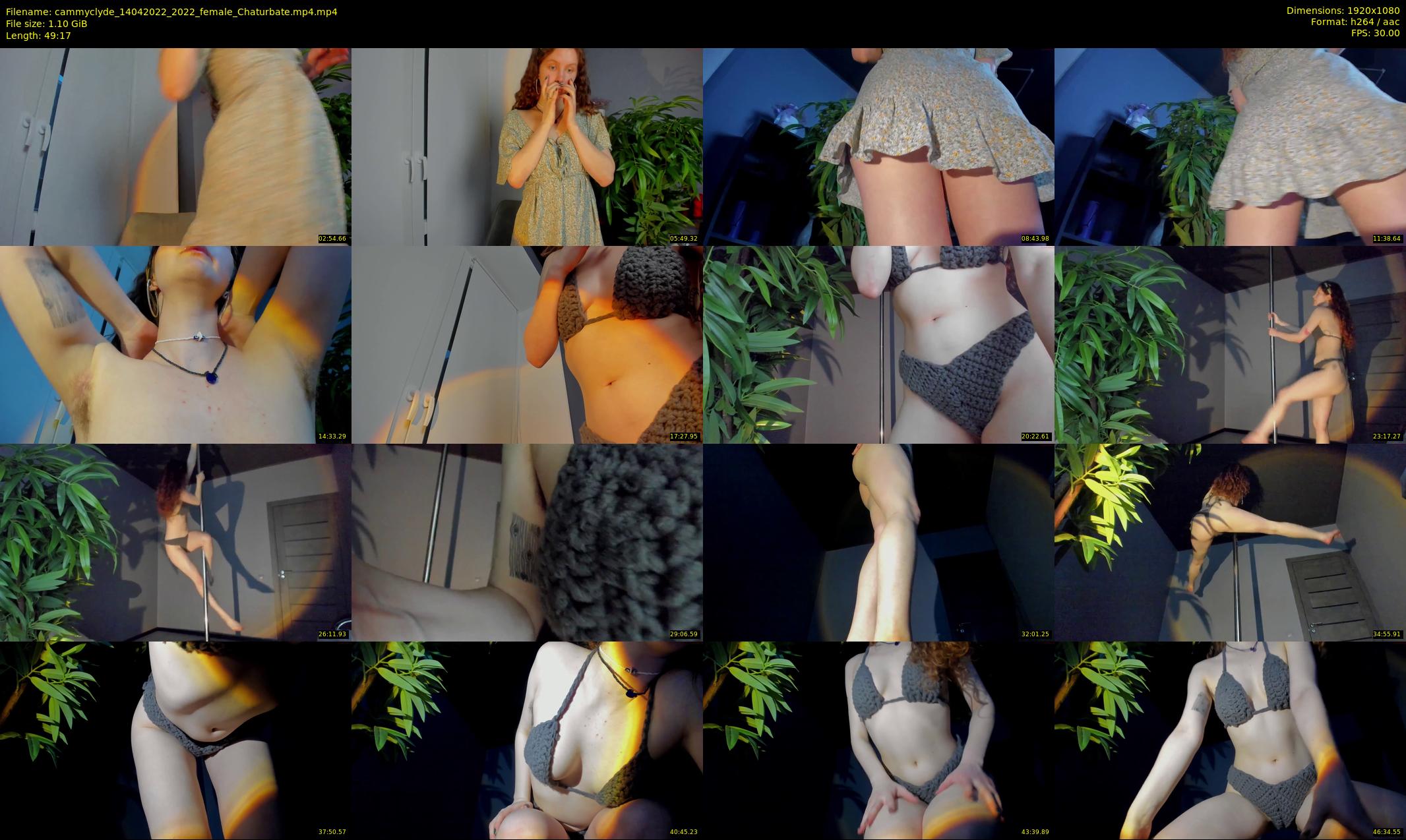 cammyclyde — 50 minute Chaturbate female cam show recording, 1080p, Apr 14, 2022