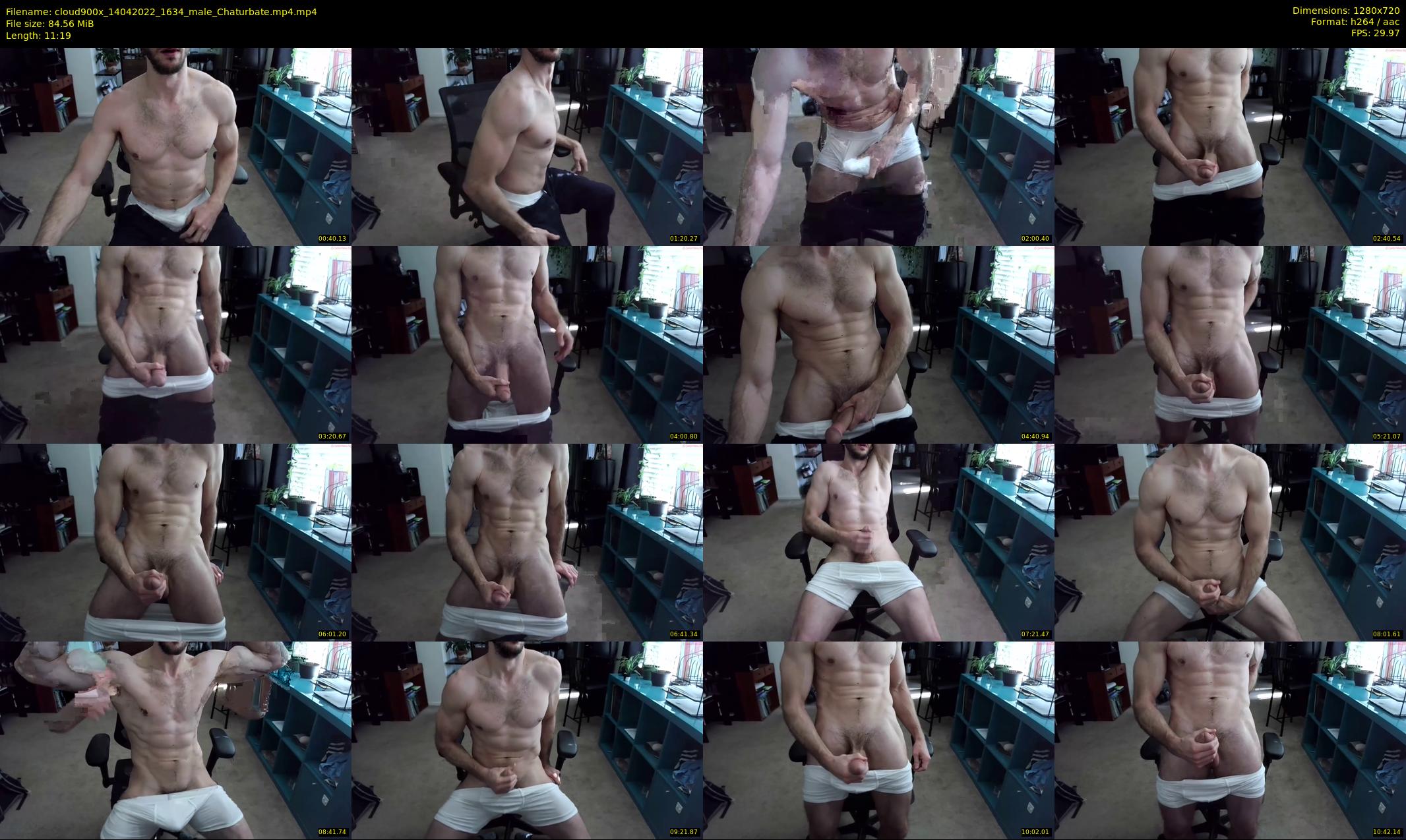 cloud900x — 12 minute Chaturbate male cam show recording, 720p, Apr 14, 2022