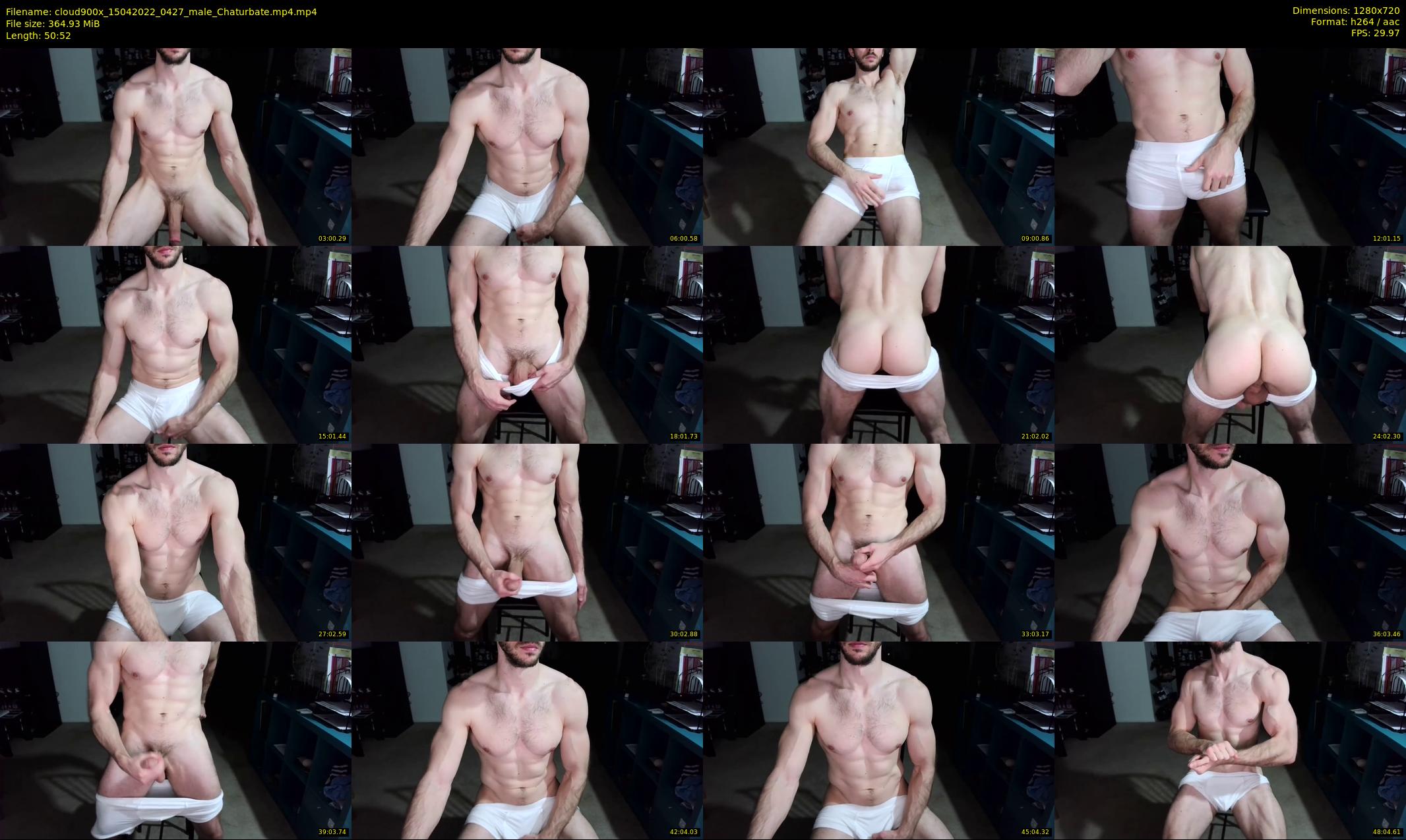 cloud900x — 51 minute Chaturbate male cam show recording, 720p, Apr 15, 2022