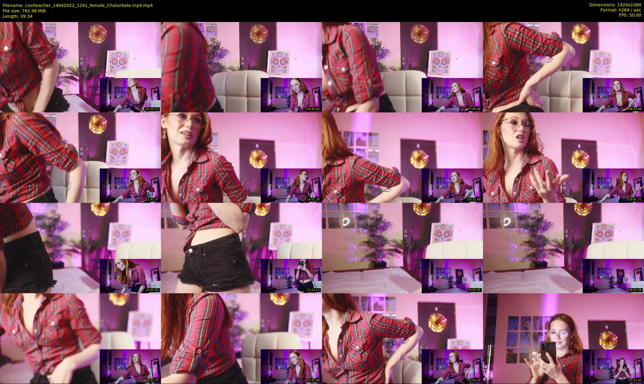 coolteacher — 40 minute Chaturbate female cam show recording, 1080p, Apr 14, 2022