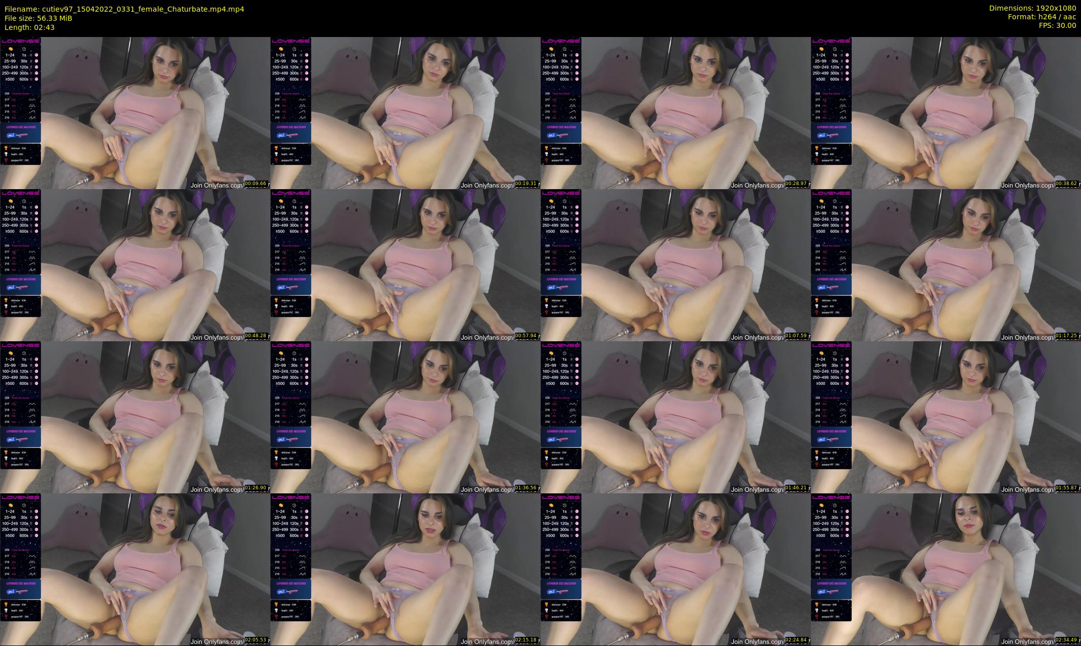 cutiev97 — 3 minute Chaturbate couple cam show recording, 1080p, Apr 15, 2022