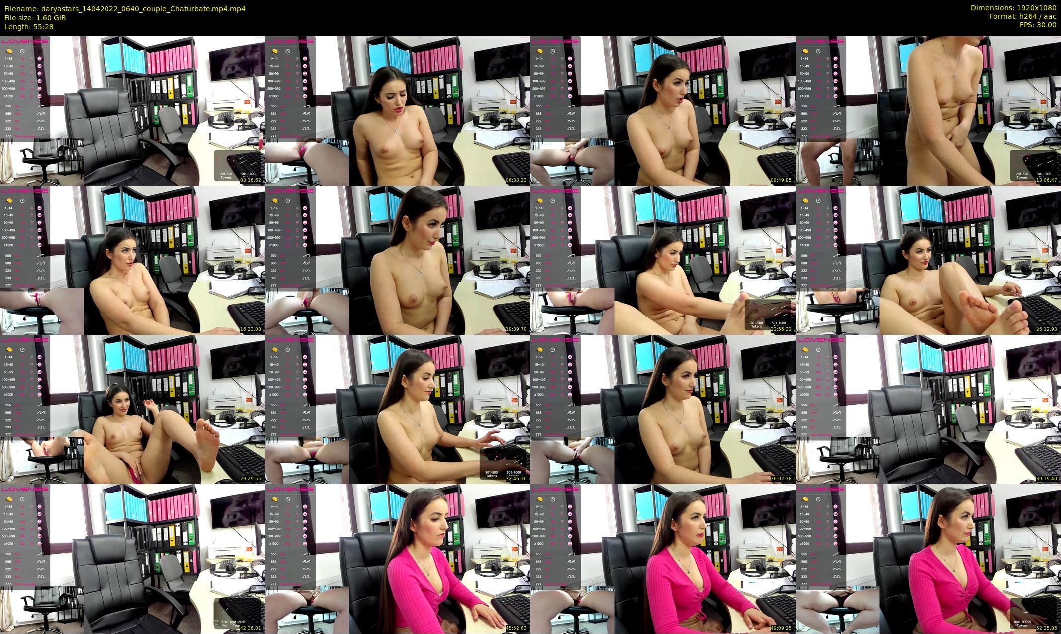 daryastars — 56 minute Chaturbate couple cam show recording, 1080p, Apr 14, 2022